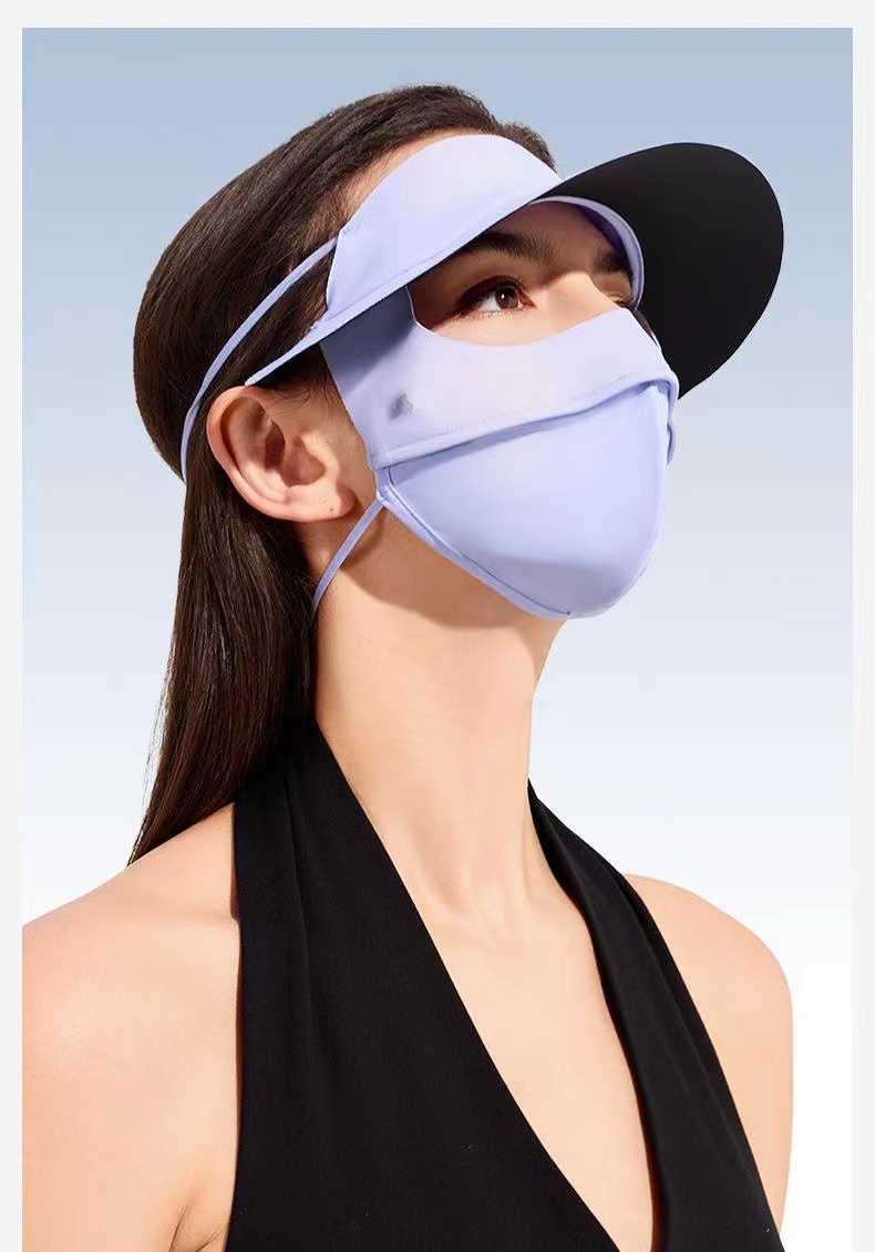 【官方正品】素湃SUPIELD帽簷防晒面罩女全臉防紫外線臉基尼開車戶外遮陽口罩 小紅書爆款 | 蝦皮購物
