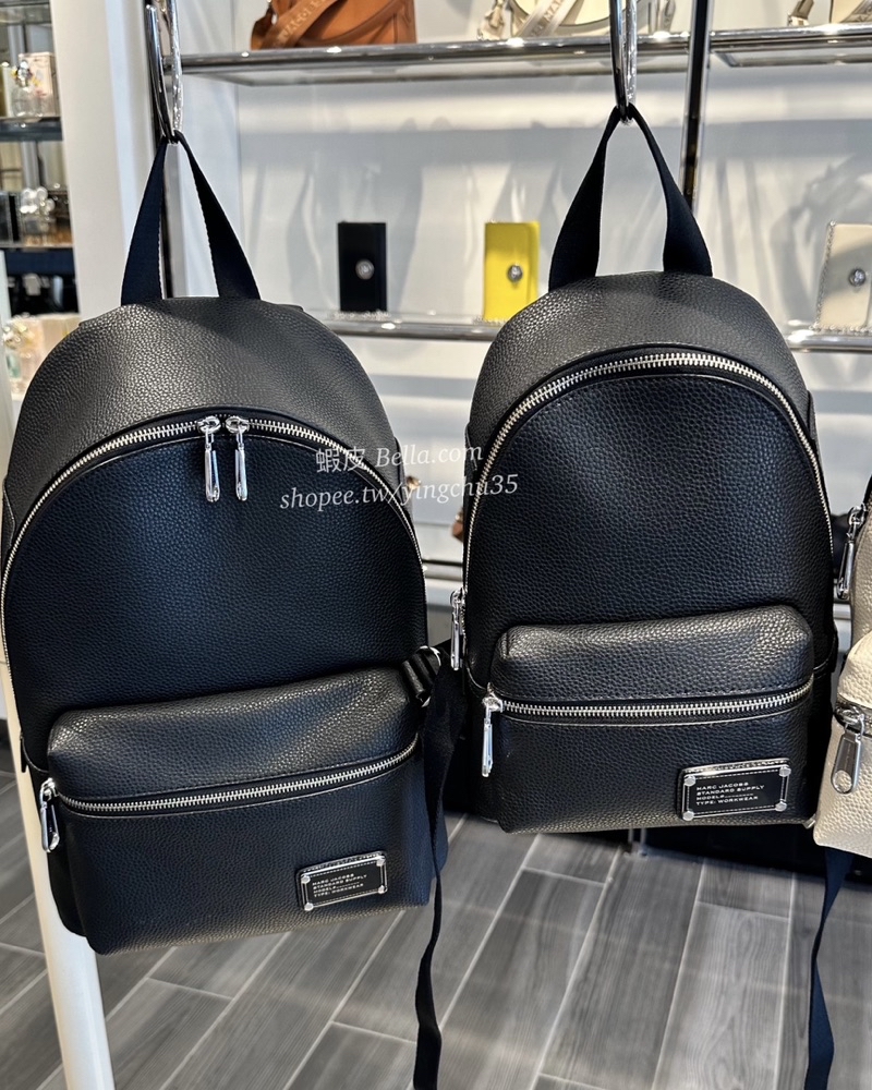 美國代購🇺🇸 Marc Jacobs MJ 皮革 後背包 小款 大款 小後背 大後背 | 蝦皮購物