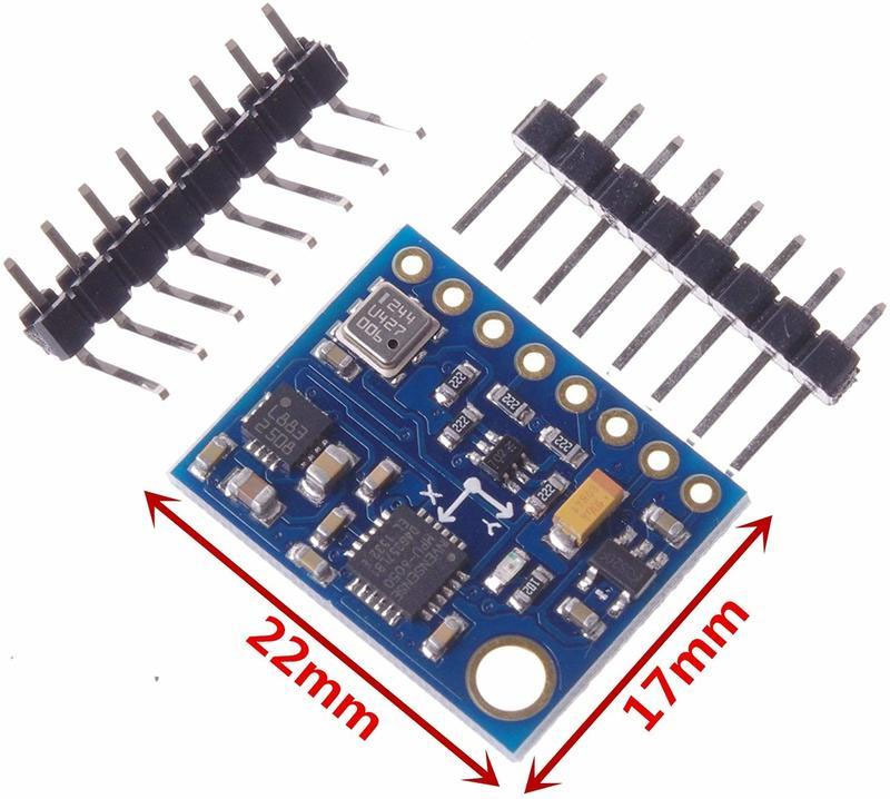 GY-87 10軸 感測器模組 IMU MPU6050 HMC5883L BMP180 三軸陀螺儀 三軸加速度 氣壓感測 | 蝦皮購物