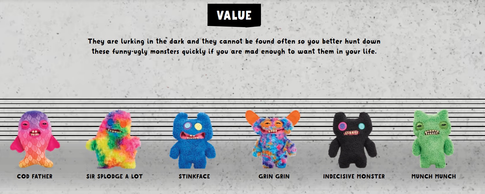 任選FUGGLER 9吋放克牙寶公仔娃娃金古錐混亂中立內褲小子哪裡毛毛的正版公司貨收藏公仔牙怪牙齒怪| 蝦皮購物