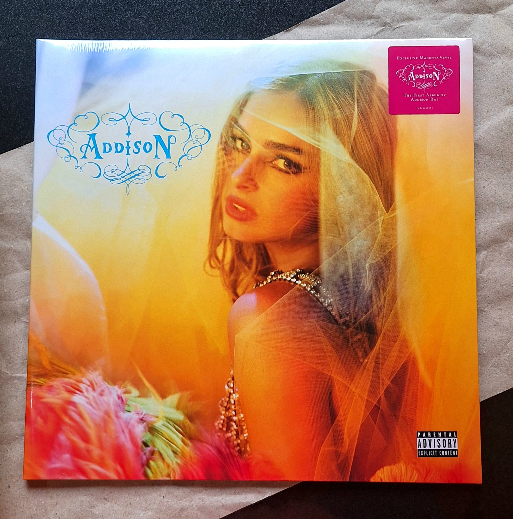 Addison Rae / Addison (Vinyl) 艾狄森芮 艾狄森 LP 限量洋紅色彩膠 進口版全新 | 蝦皮購物