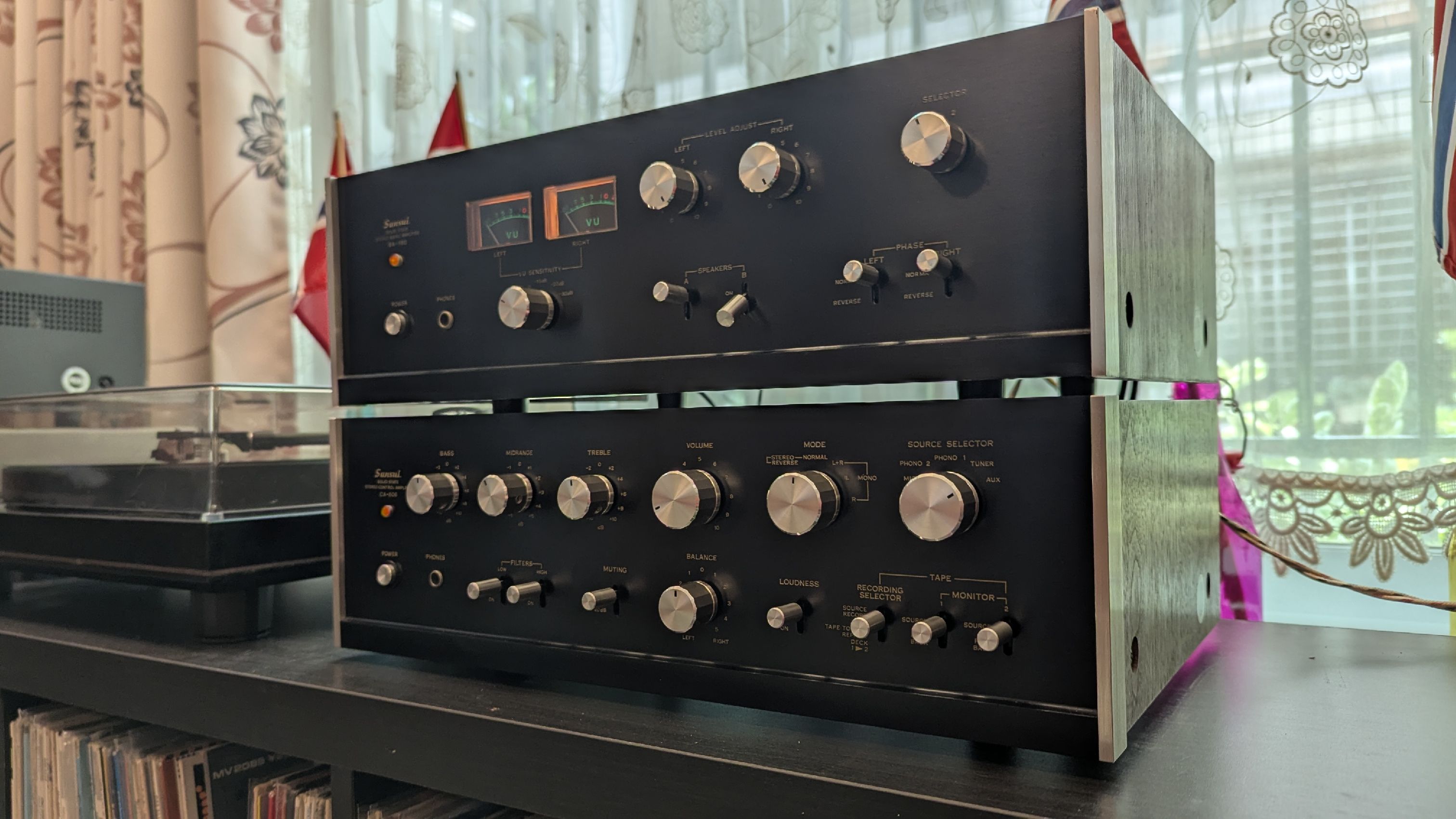 Sansui CA-606+ BA-150山水擴大機(Pre-amplifier+ Power amplifier