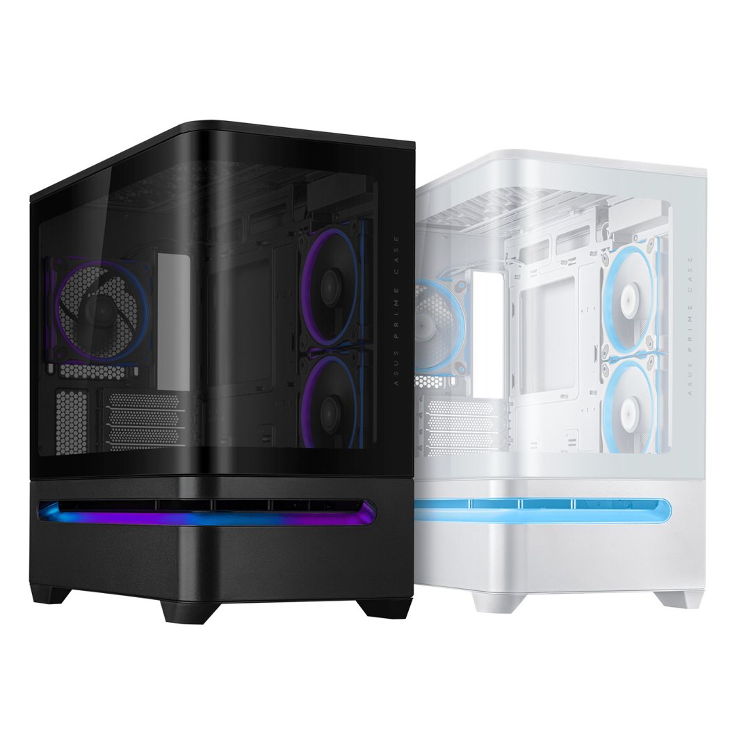 [含稅開發票]ASUS華碩 PRIME AP202 曲面全景玻璃 M-ATX/高17.5cm/長42cm/懸浮式進氣 | 蝦皮購物