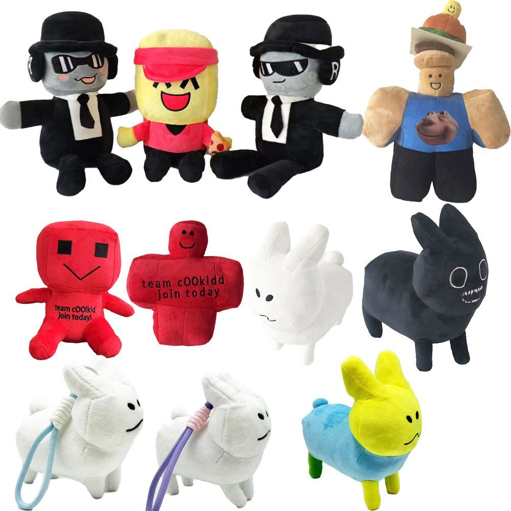 💗特惠促銷💗新品Roblox Forsaken Gubby Plush遊戲黑白兔子毛絨玩具 公仔 | 蝦皮購物