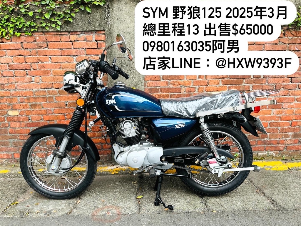 SYM 野狼125 2025年3月 經典老狼 | 蝦皮購物