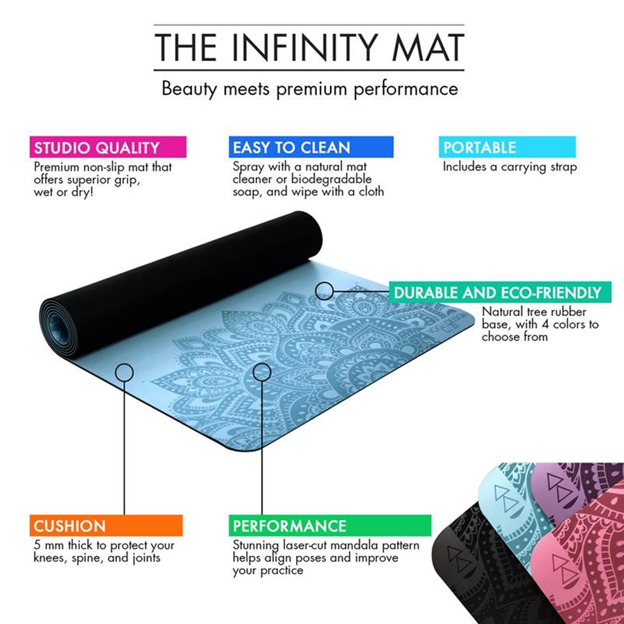 【Yoga Design Lab】Infinity Mat PU瑜珈墊 5mm - 多色可選 | 蝦皮購物