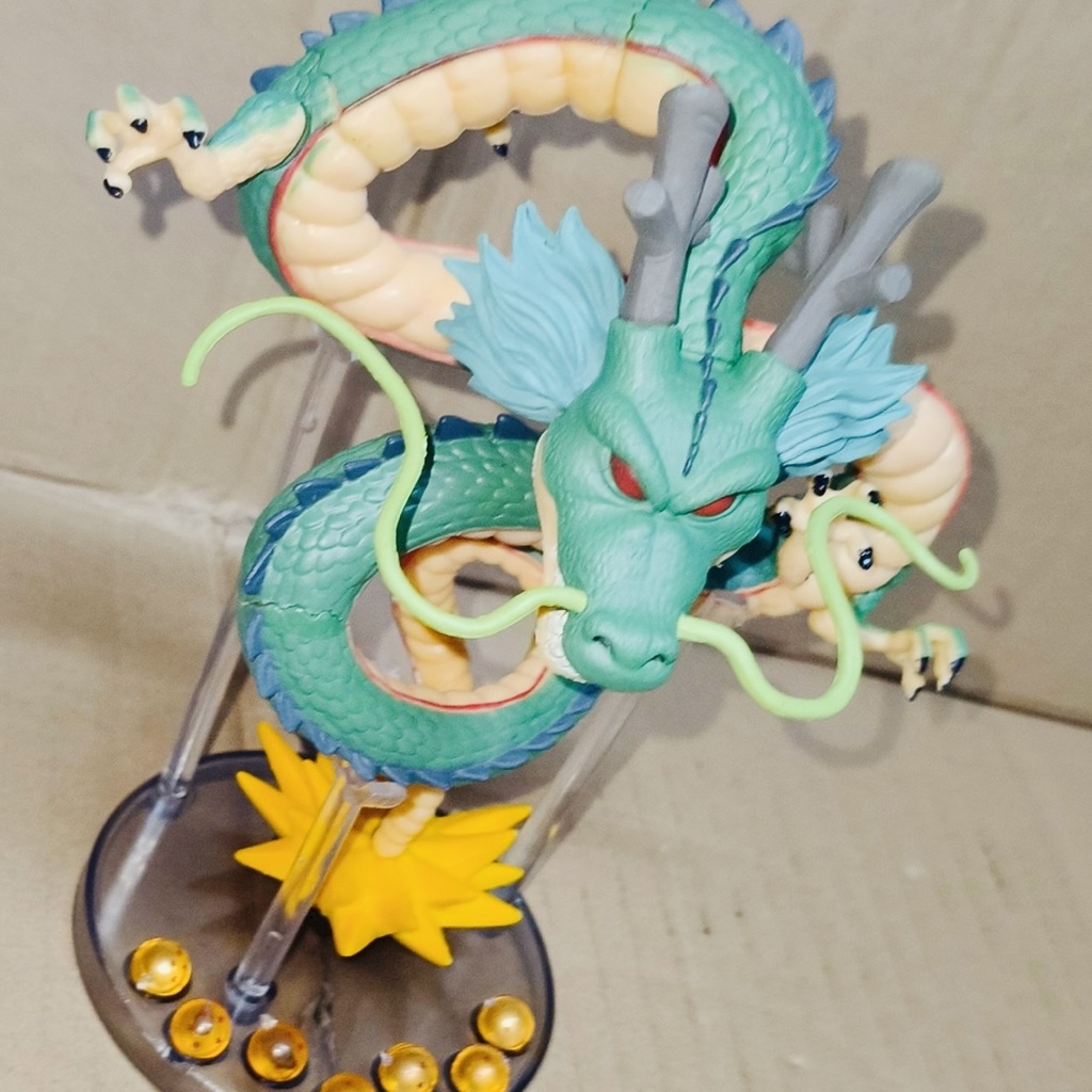 實拍👑【港版】七龍珠 神龍 ⭐️龍珠上有星星喔💫 地球神龍 配小龍珠 擺件 手辦 公仔 模型 手辦 ️台灣現貨+預購 | 蝦皮購物