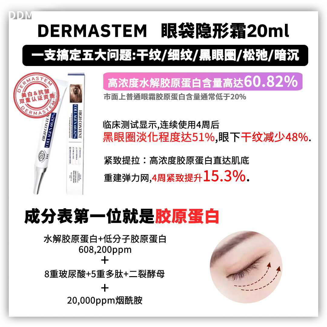 DERMASTEM眼袋隐形霜20ml | 蝦皮購物