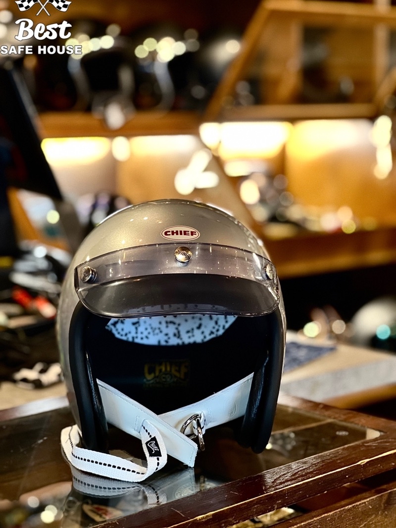 貝斯特安全屋全新發售Chief 復古半透明作舊處理3/4帽專用帽簷帽沿四色| 蝦皮購物