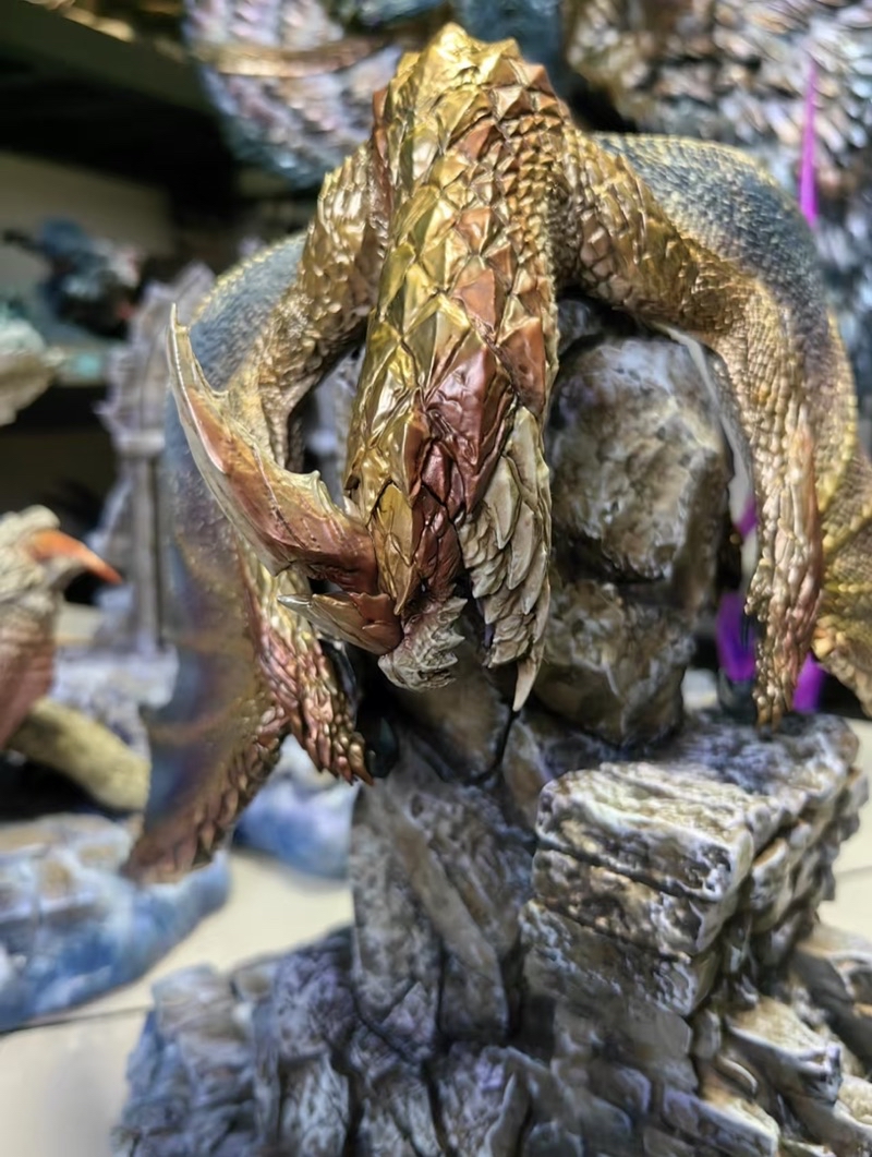 頑聚同樂會 天迴龍Shagaru Magala 千刃龍Barioth 冰牙龍Seregios 魔物獵人 GK 塗裝完成品 | 蝦皮購物