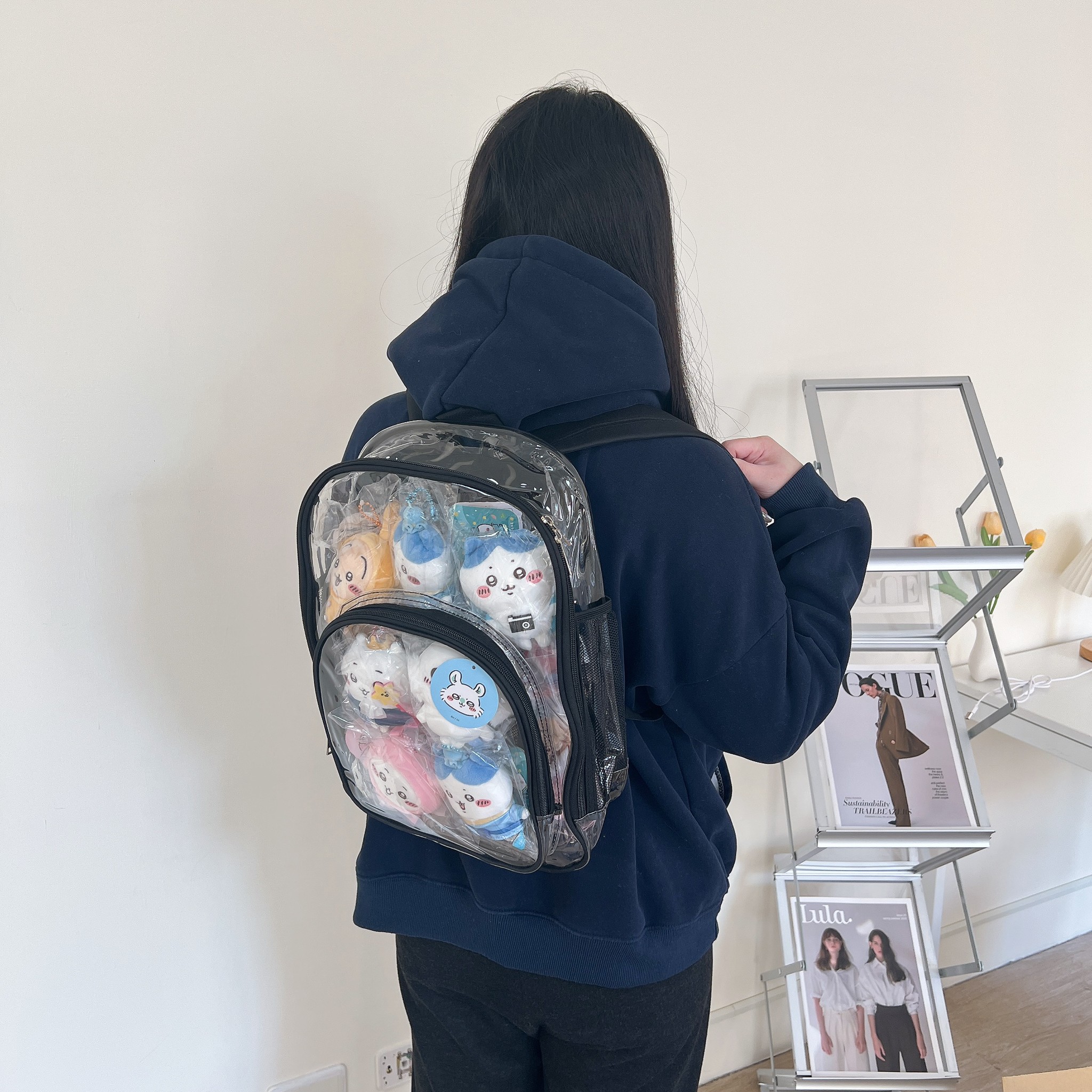 【現貨】透明防水溜娃包系列 透明防水 溜娃包系列 透明包 溜娃包 透明雙肩包 大容量背包 透明盥洗包 收納化妝包 旅遊包 | 蝦皮購物