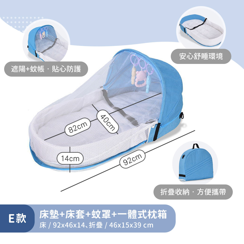 台灣快速出貨⚡ 嬰兒床中床 嬰兒床 床中床 定型枕 棉被 新生兒床 箱包式 寶寶床 可拆洗 防壓 可折疊 可攜式 外出床 | 蝦皮購物
