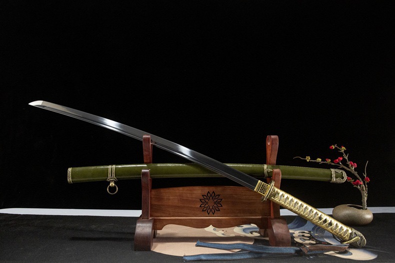 龍泉正品刀劍手工一體鍛造98式軍刀武士刀指揮刀日本刀東洋長刀鋼