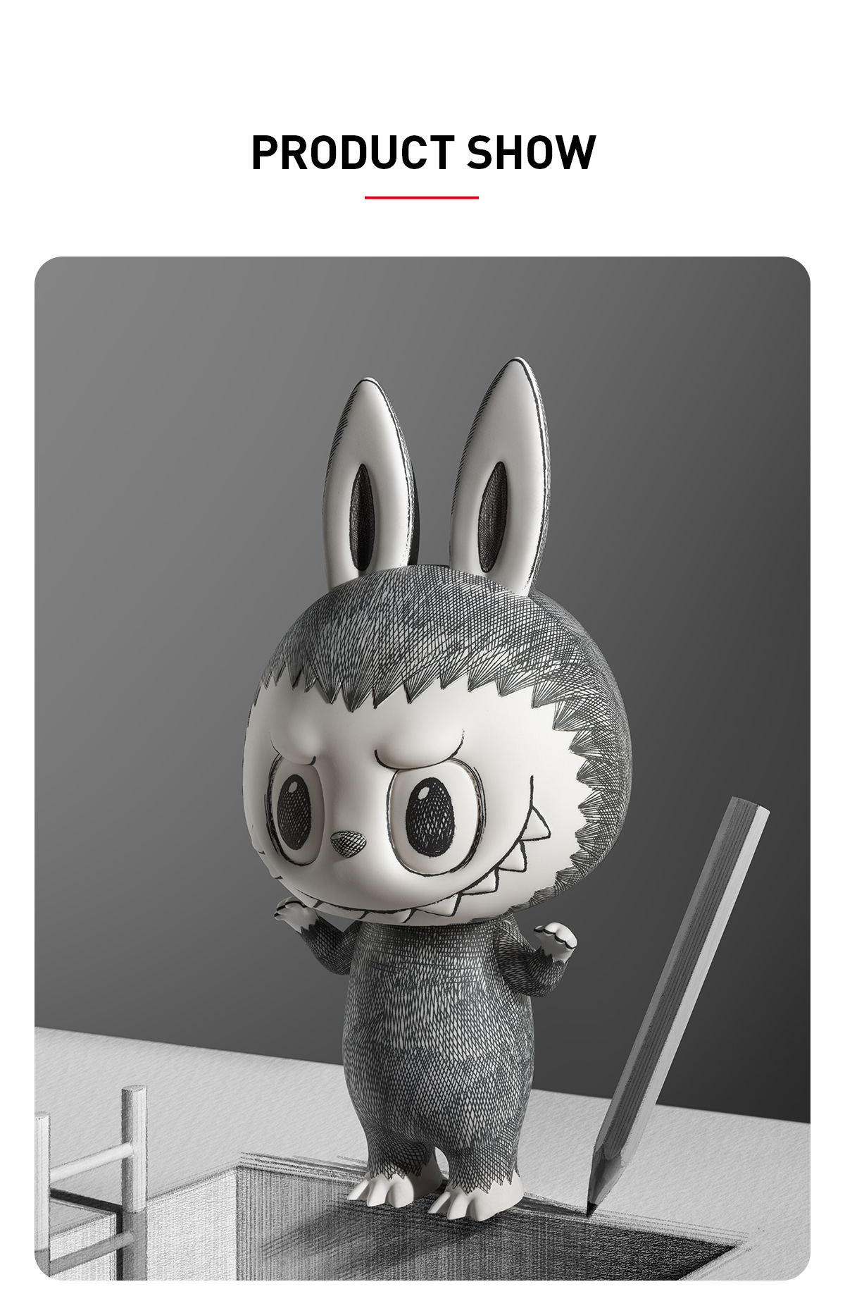 【台湾限定】⭐️sketch LABUBU⭐️【未開封】 預購】POP MART 泡泡瑪特MEGA LABUBU SKETCH 400% ORIGINAL系列