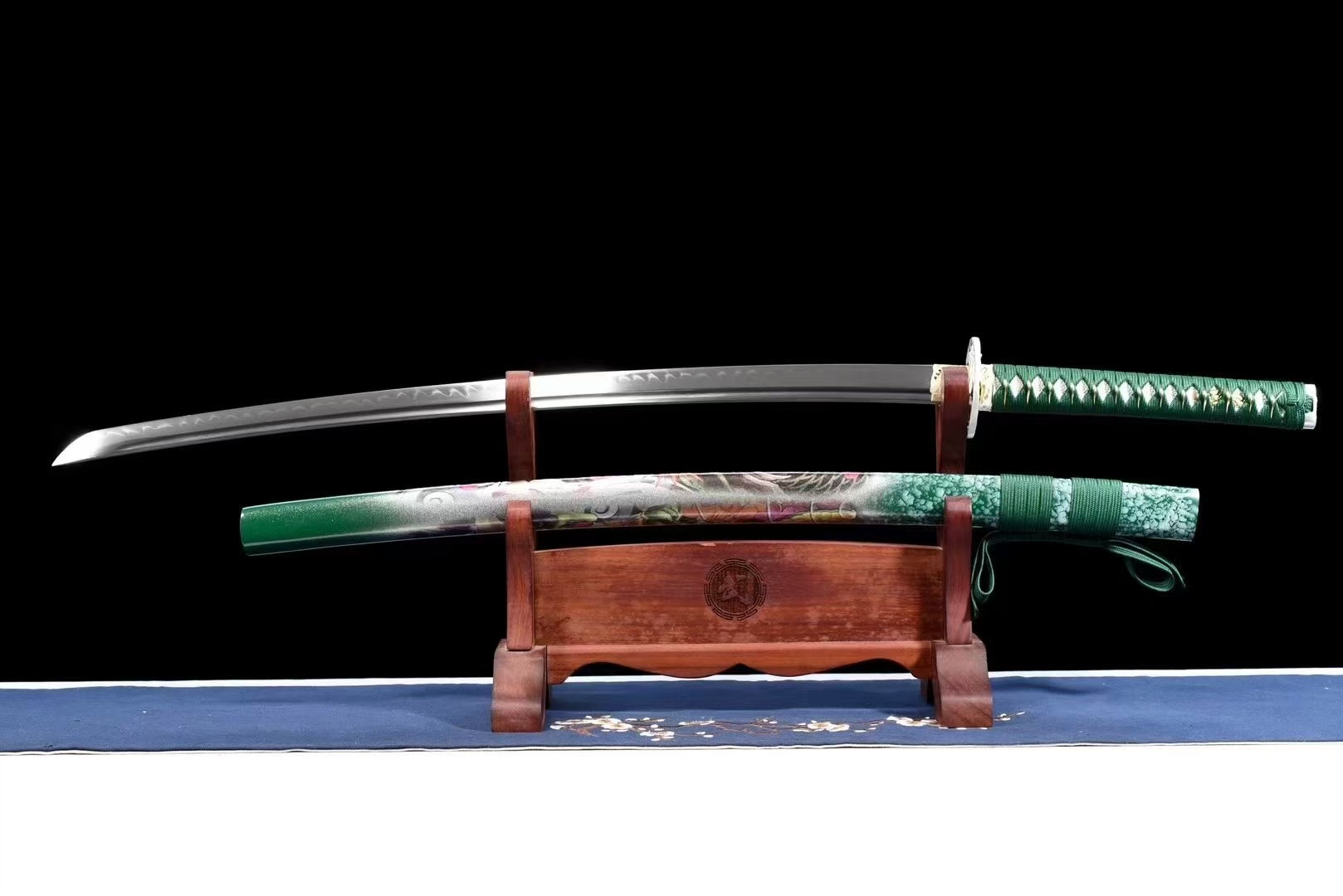 【廠家直銷】26寸T10燒刃武士刀《魔獸》日本刀 武士刀 居合刀 Katana 打刀 日式指揮刀 太刀 未開刃 | 蝦皮購物