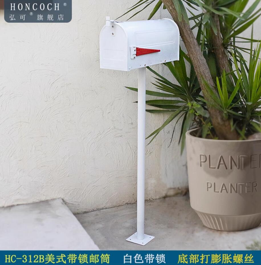 🔥台灣公司＋發票🔥郵筒大號歐式鐵皮裝飾郵箱復古別墅信箱室外美式可印字防雨奶報箱【新品】 | 蝦皮購物