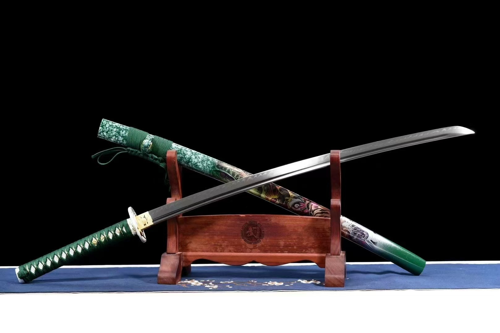 【廠家直銷】26寸T10燒刃武士刀《魔獸》日本刀 武士刀 居合刀 Katana 打刀 日式指揮刀 太刀 未開刃 | 蝦皮購物