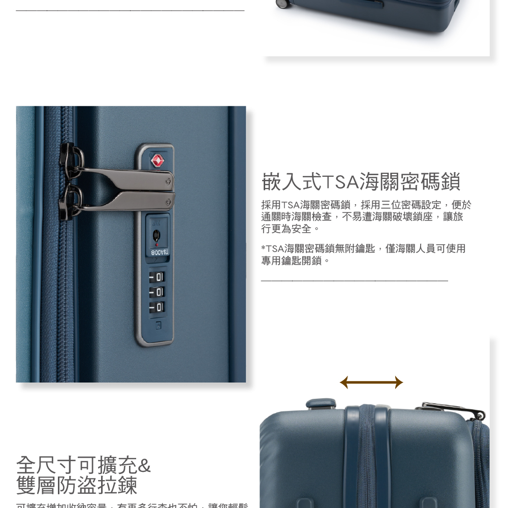 Samsonite 新秀麗 20/25/28吋 前開式上掀式行李箱/登機箱/旅行箱 ZIPPRIX 可擴充大容量防盜拉鍊 | 蝦皮購物