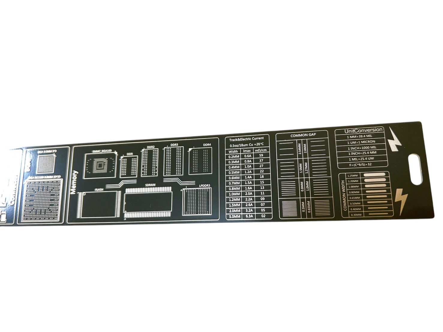30CM PCB封裝尺 Ruler電路板直尺 電子工程師設計工程尺30CM直尺 台灣出貨 | 蝦皮購物