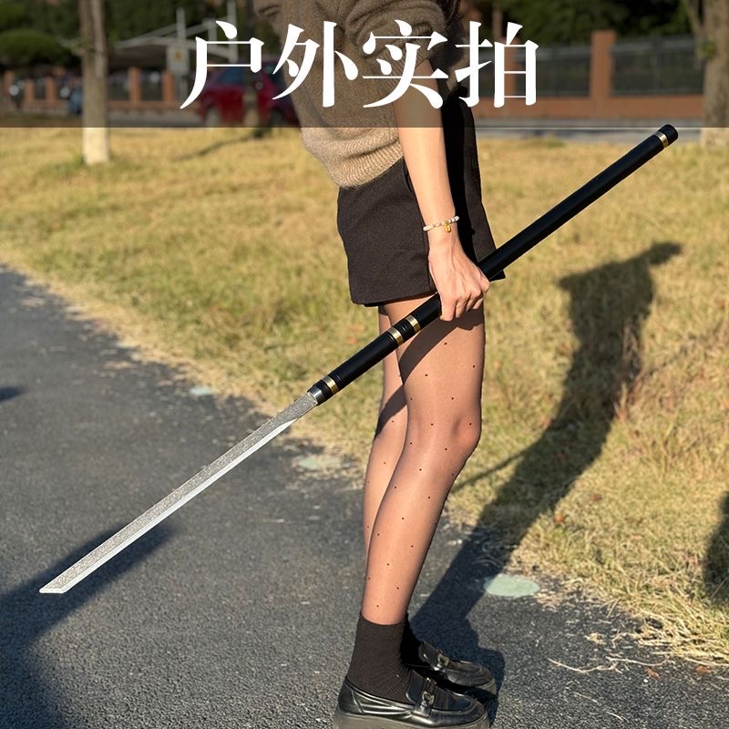 【No.8】唐橫刀黑悟空可反接直播同款唐橫刀繡春刀直刀高錳鋼一體鍛打刀劍收藏送禮交換禮物未開刃 | 蝦皮購物