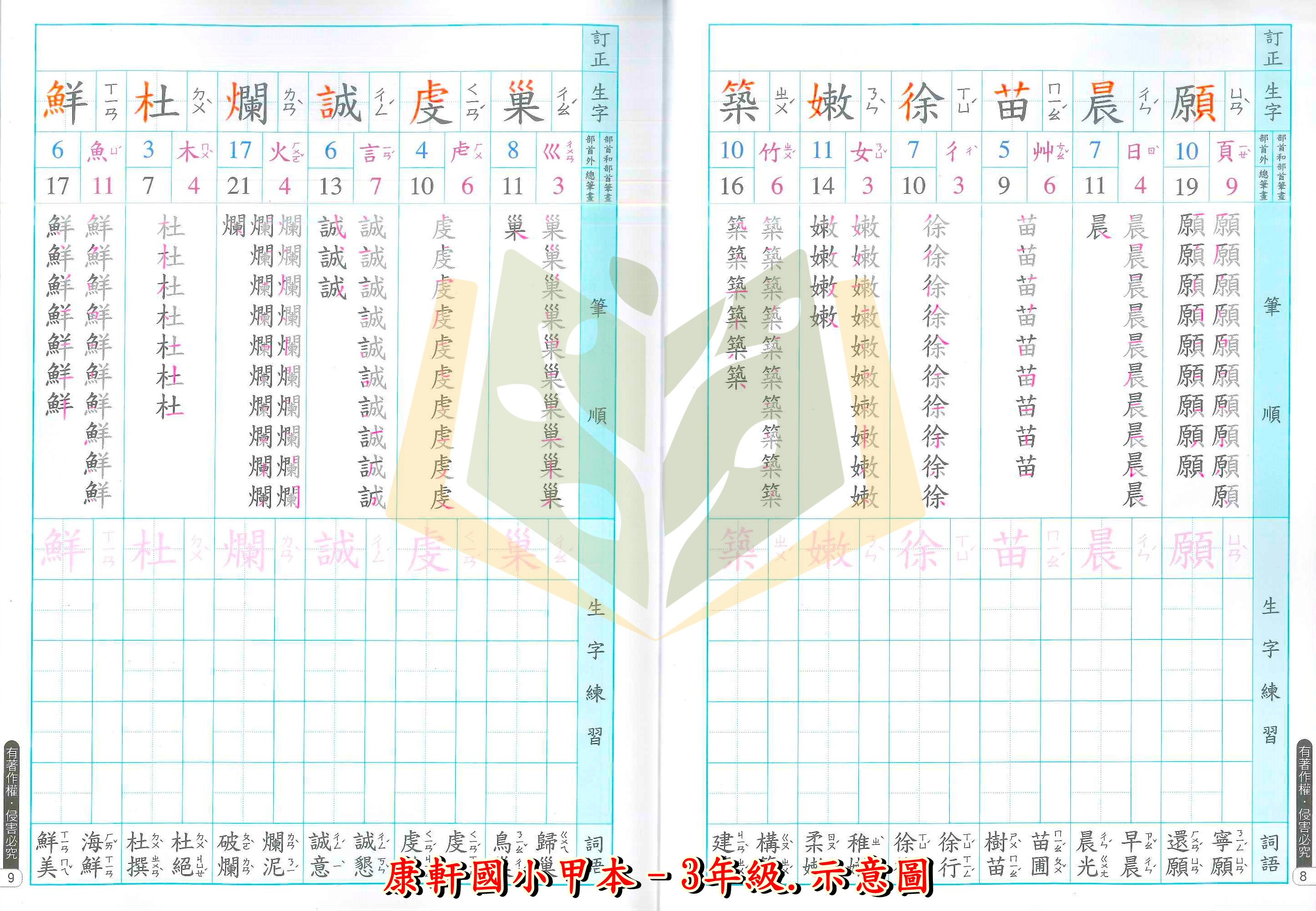 國小 生字甲乙本 生字練習簿 語文習寫簿 生字詞語練習簿 字詞習寫簿 康軒 翰林 南一113上 113下 國小1~6年級 | 蝦皮購物
