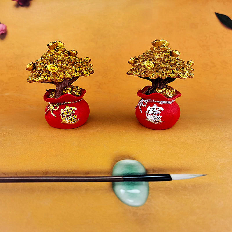 黃水晶搖錢樹 擺件風水招財樹 裝潢工藝品 家居擺設裝飾 招財小物 招財進寶 發財樹 台灣出貨 附發票 | 蝦皮購物