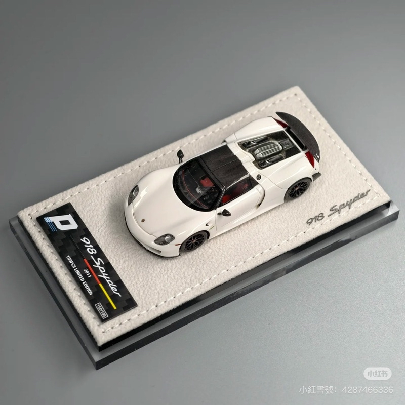 超希少 世界限定199台 BCP×DMH 1/64 ポルシェ 918 ホワイト