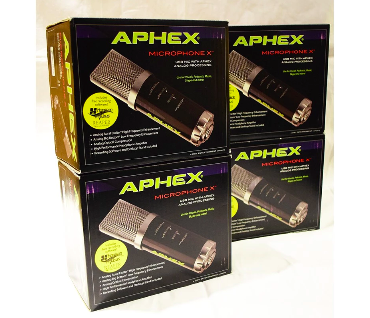 USBマイクAphex Microphone X Reviewing Microphone X