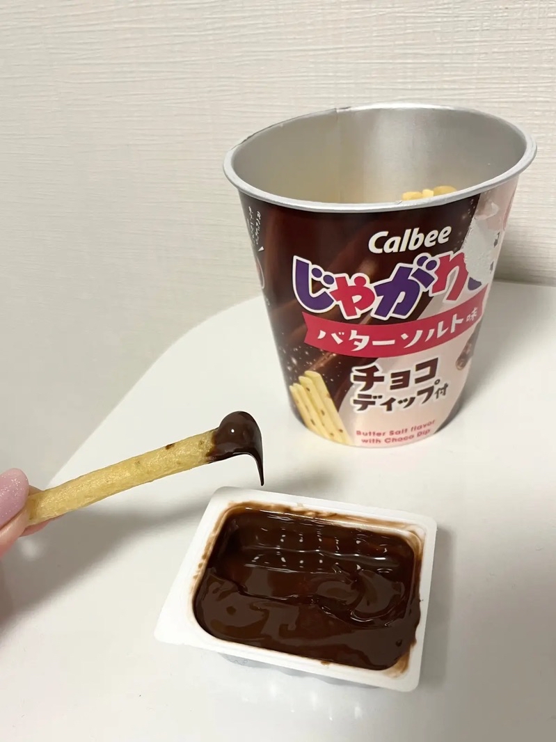 《小熊貝爾》現貨在台 全国で数量限定発売 日本711獨家販售 calbee Jagariko 巧克力沾醬薯條 | 蝦皮購物