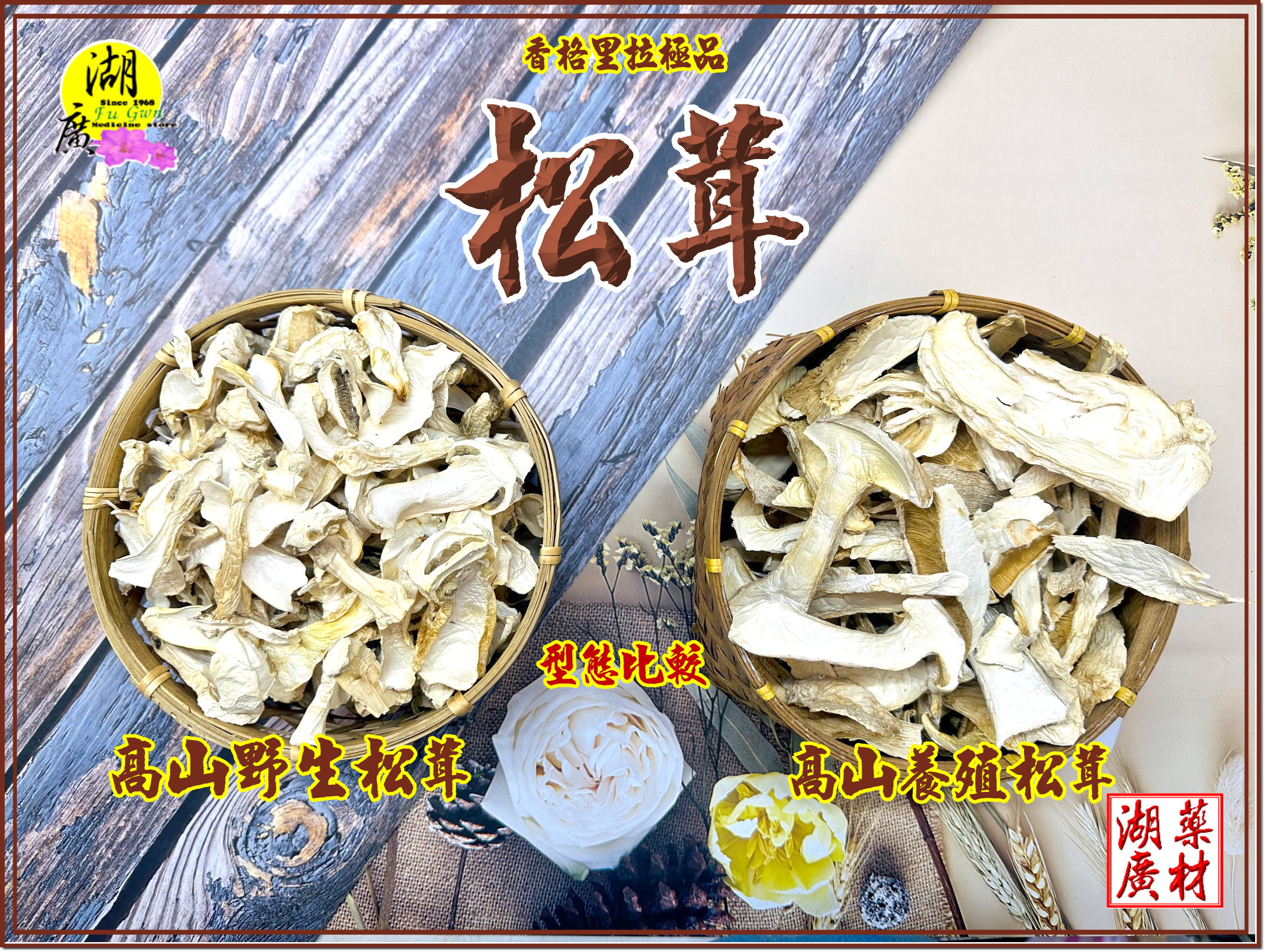松茸 野生松茸片 以及 養殖松茸片 香格里拉松茸片 松菌 松口菌/一包100公克【啟陞食品】湖廣藥材 迪化街一段74號 | 蝦皮購物