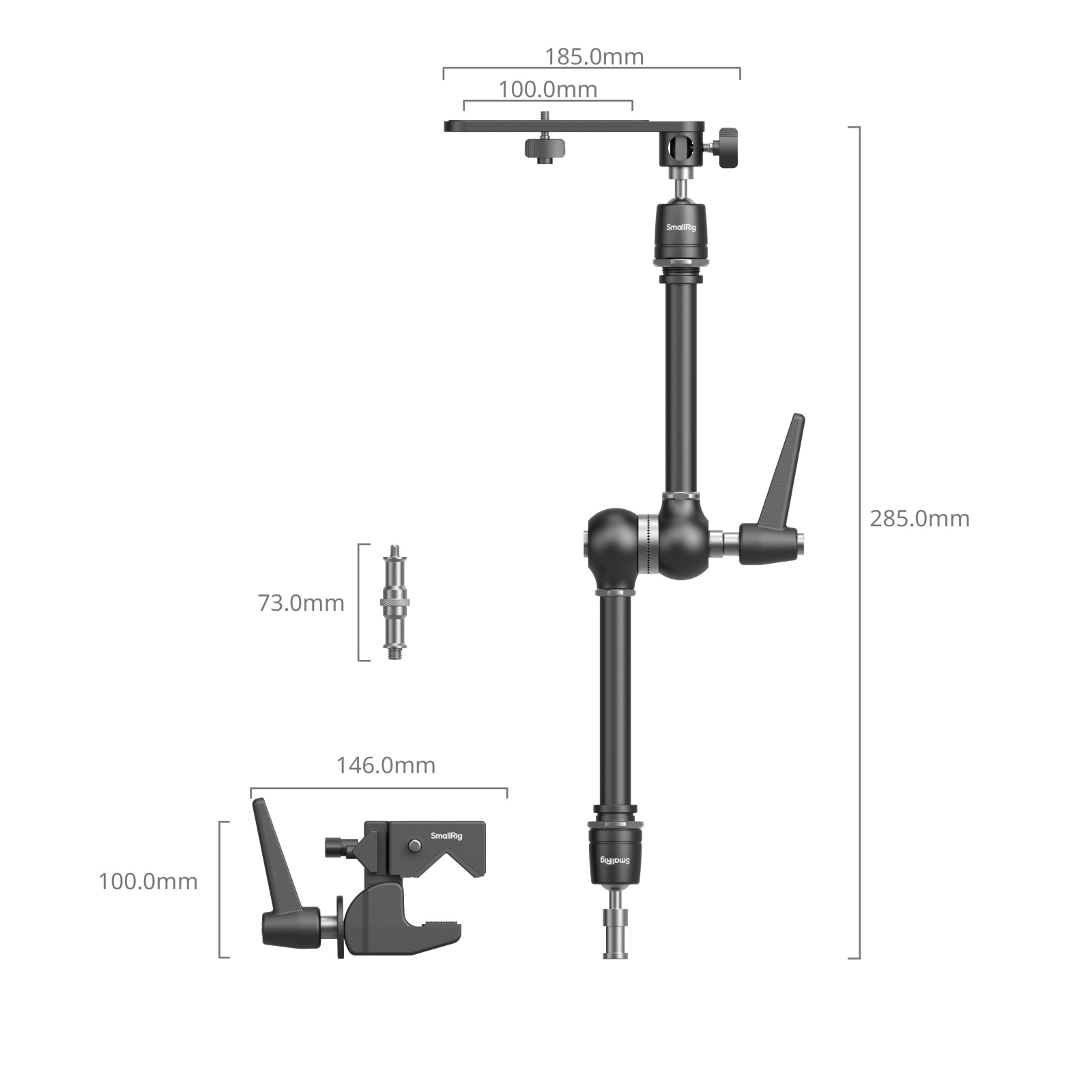 SmallRig 4862 桌面拍攝套組 20吋怪手 帶C型夾 現貨 鏡花園 | 蝦皮購物