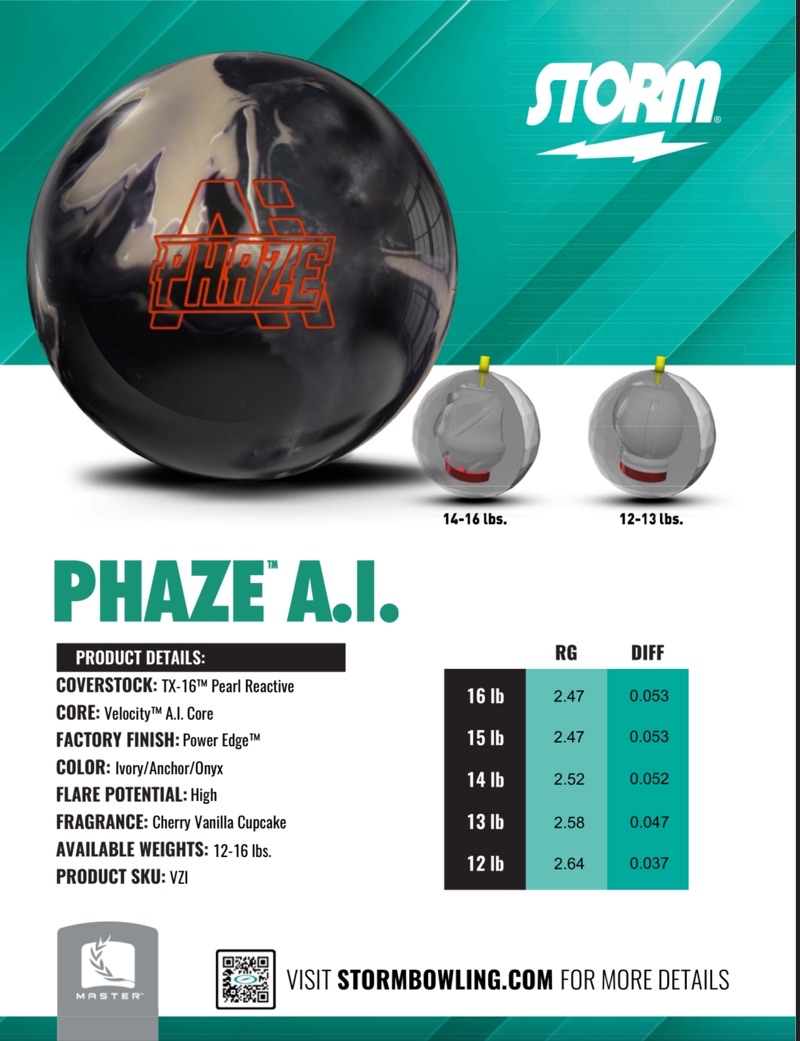 その他 STORM PHAZE Ai 15P その他 STORM PHAZE Ai 15P NIB 15# Storm Phaze A.I. Bowling