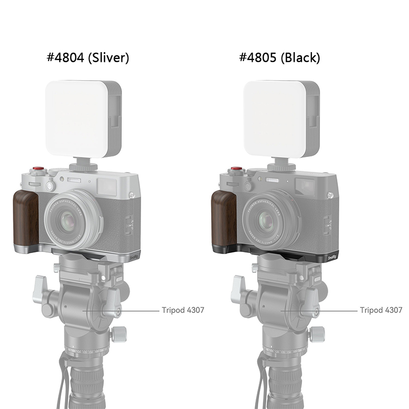 三重☆大人氣☆ SmallRig 4804 銀 4805 黑 木質手柄 L型支架 for X100VI X100V | 蝦皮購物