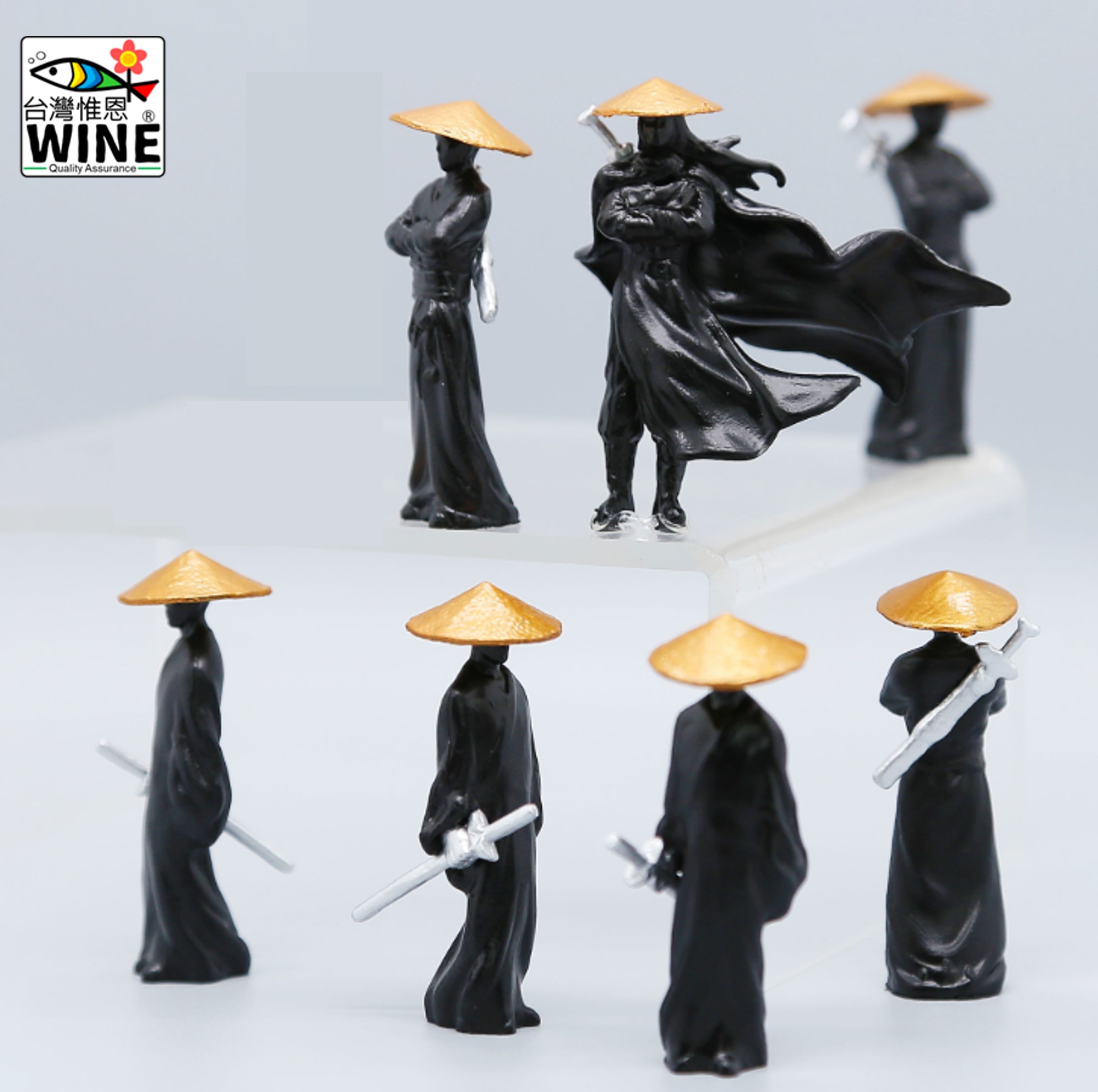 WINE台灣惟恩 微景觀 古代 俠客 劍客 古代人物 人物 盆栽佈置 園藝 水族 | 蝦皮購物