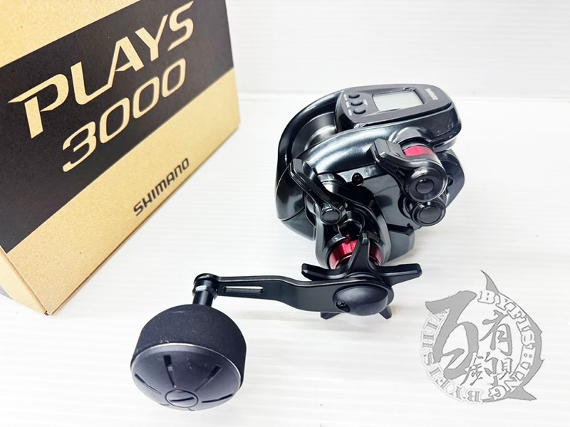 ◎百有釣具◎ SHIMANO PLAYS電動丸24年3000 、4000 電動捲線器 ◎百有釣具◎ SHIMANO PLAYS電動丸24年3000 、4000 電動捲線器