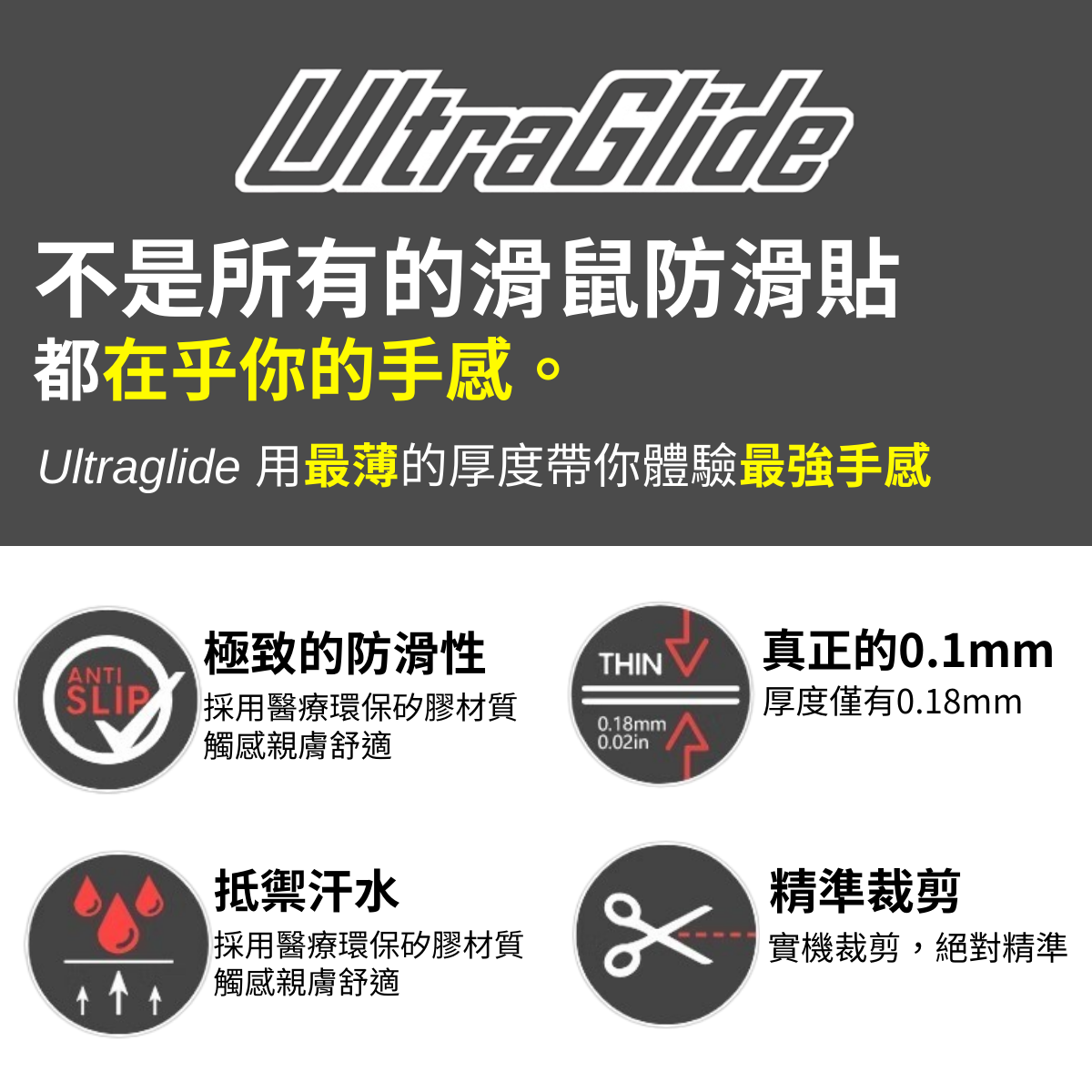 🐍RFH蛇粉天地🐍【UltraGlide】Razer Viper V3/Viper V4 Pro適用 雷蛇鼠貼 極致輕薄 | 蝦皮購物