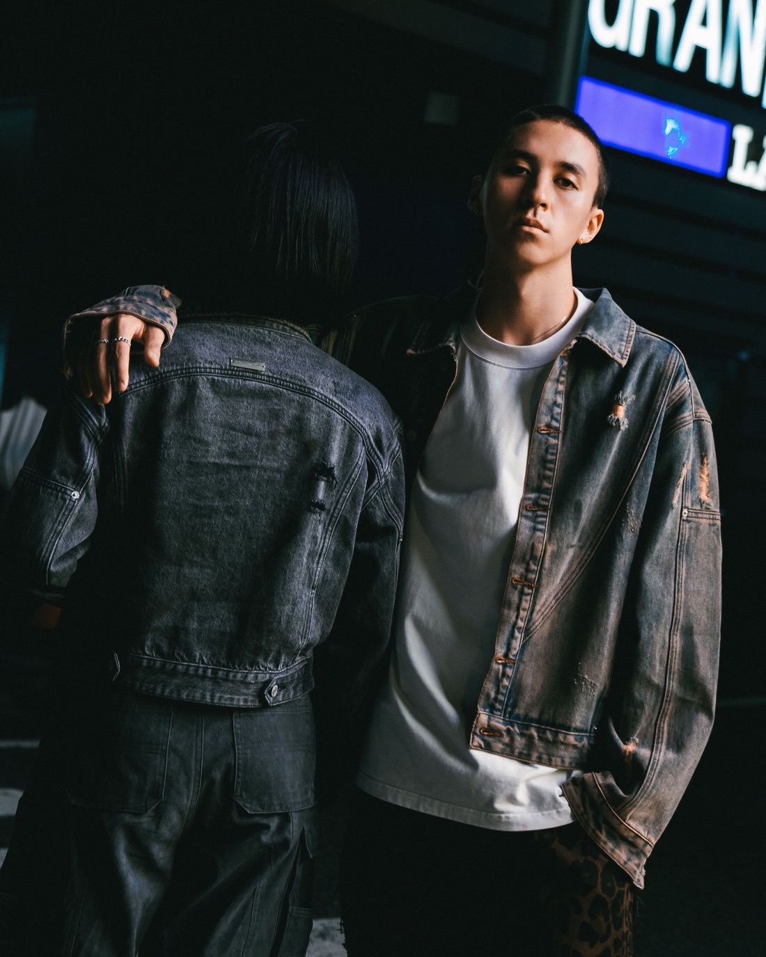 【P.COAST LAB 】SENSE Cropped Fit Denim Jacket (Charcoal) | 蝦皮購物