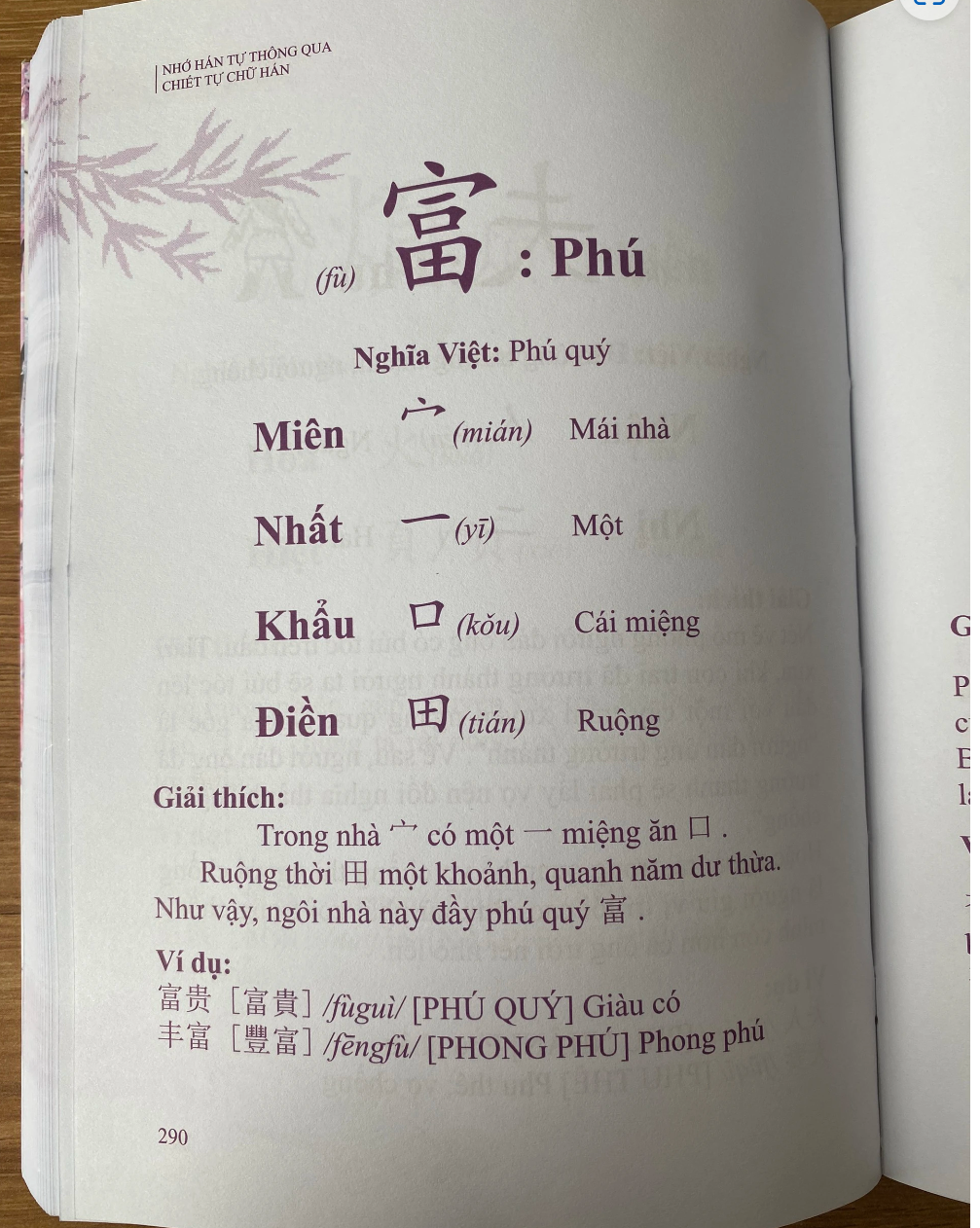 Nhớ Hán Tự Thông Qua Chiết Tự Chữ Hán 越南人學中文 | 蝦皮購物