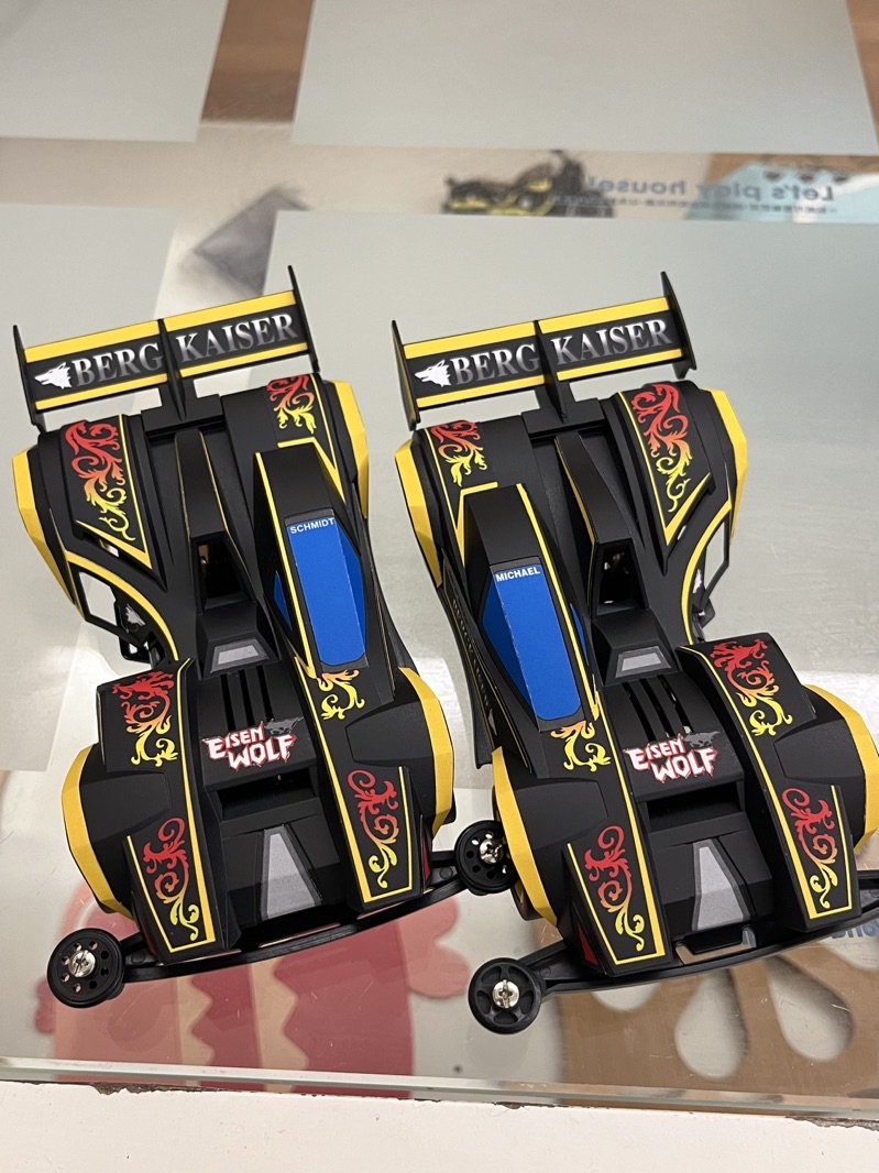🌟分享🌟 爆走兄弟WGP 德國鐵狼隊鐵狼號左駕右駕捷品四驅車軌道