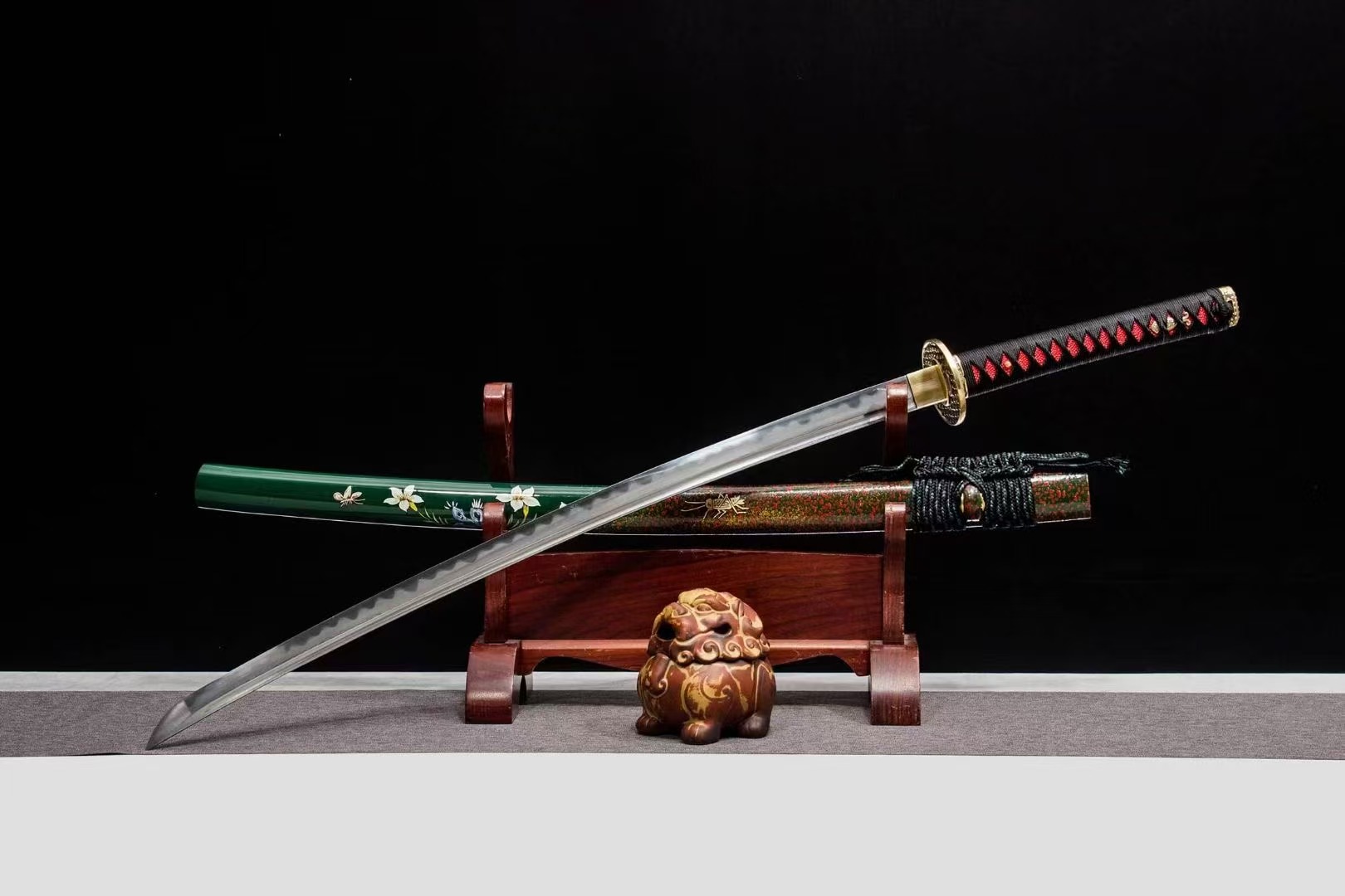 精品【嵐又武士】燒刃-武士刀 日本刀 居合刀 太刀 打刀 日式指揮刀 Katana 居合道練習 一體鍛打寶劍漢劍未開刃 | 蝦皮購物
