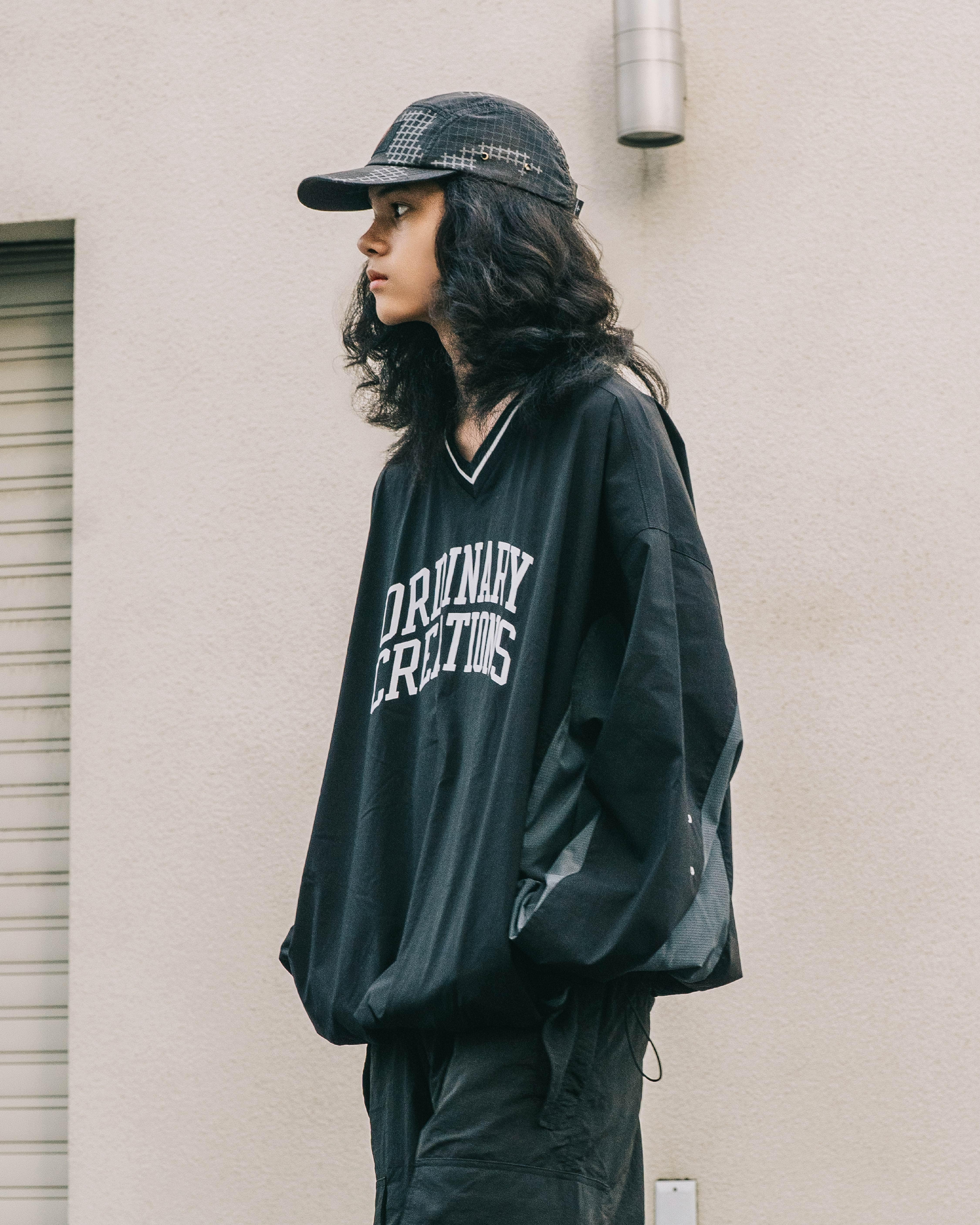 【車庫服飾】ORDINARY 拼接滾邊冰球長TEE / SPLICING HOCKEY JERSEY | 蝦皮購物