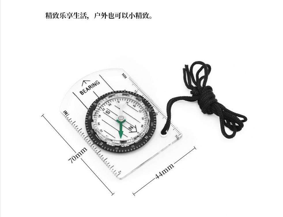 📣台灣出貨📣戶外透明 指南針 迷你 亞克力 比例尺指南針 地圖比例尺掛繩指北針 地圖比例尺 掛繩指北針 野外求生 指北針 | 蝦皮購物