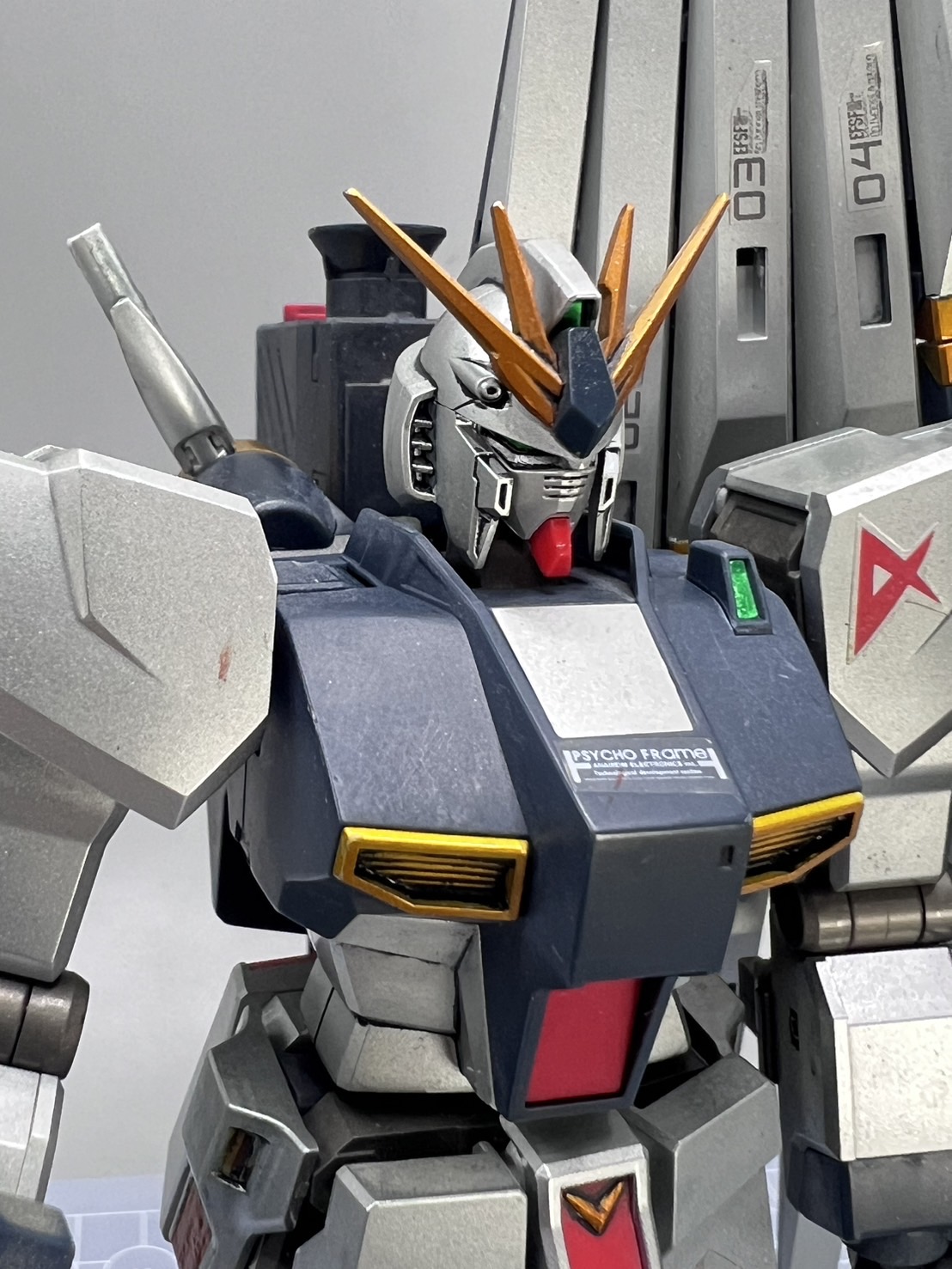 N656【模型出櫃】上色完成 HGUC #86 RX-93 牛鋼 v鋼彈 | 蝦皮購物