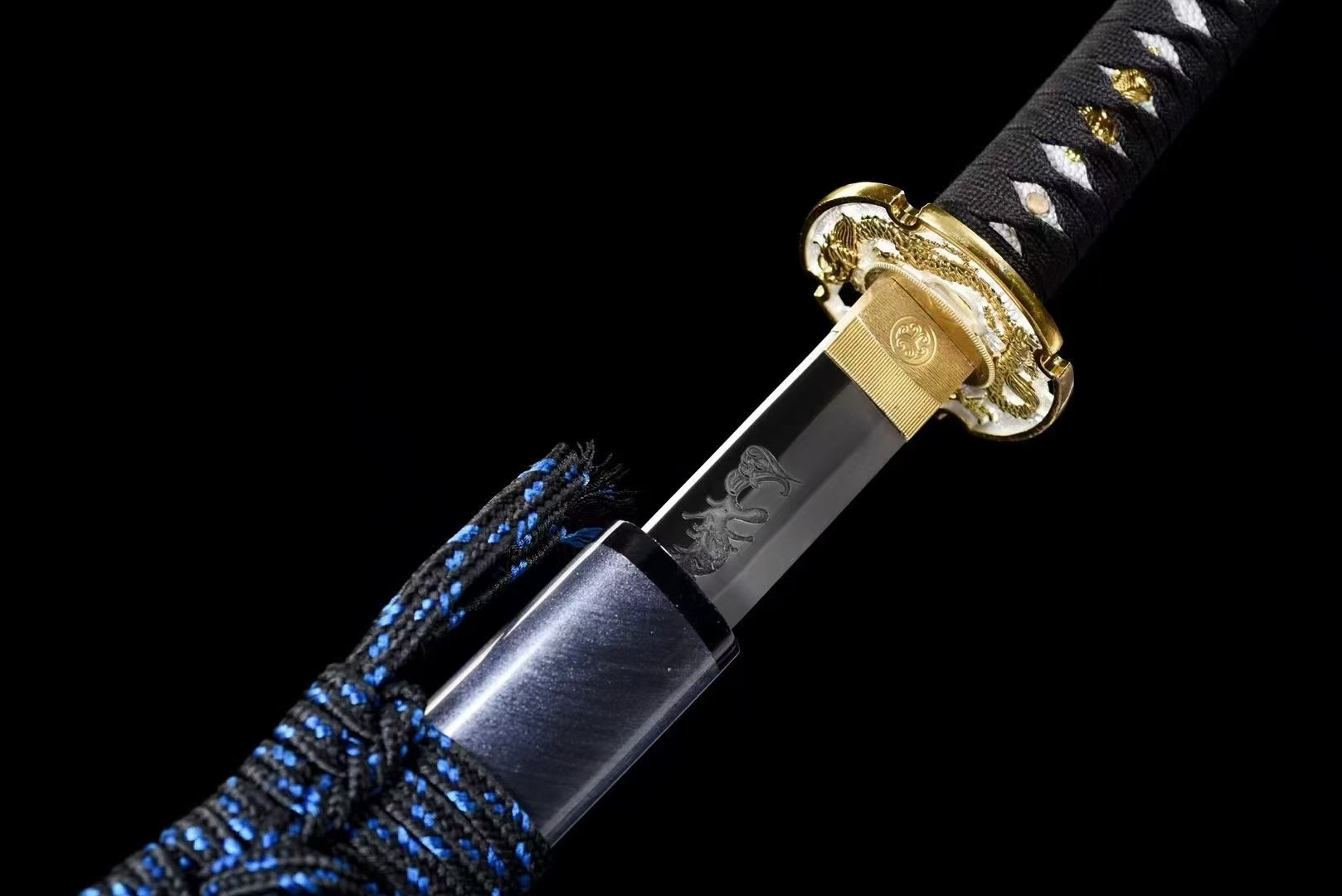 【廠家直銷】燒刃-直刃紋日式三色研《浪龍》武士刀 日本刀 肋差 居合刀 Katana 打刀 武士刃 日式刀 太刀 未開刃 | 蝦皮購物