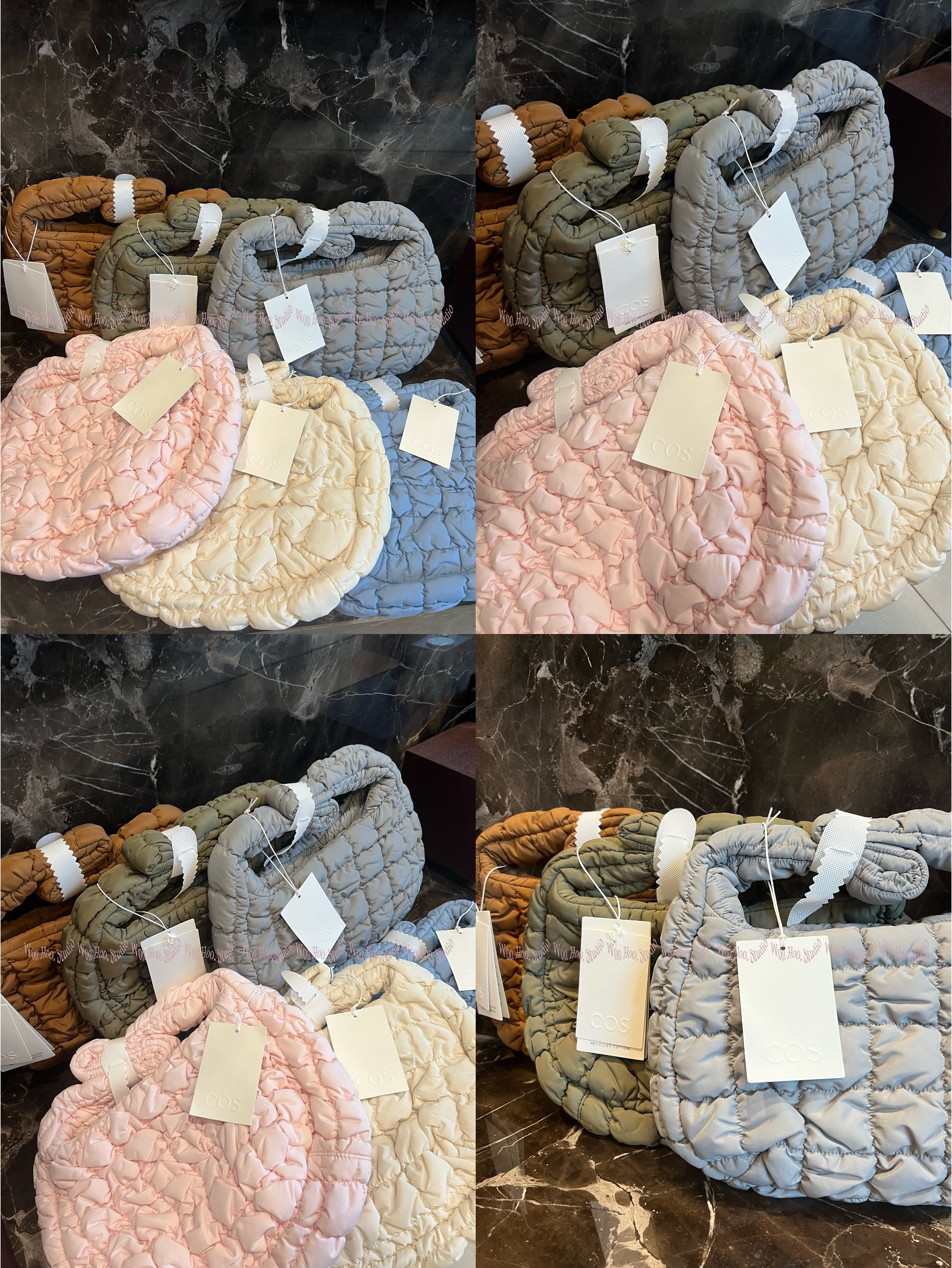 🇸🇪【COS】雲朵包｜MINI｜绗缝包｜空氣包｜小款｜肩背包｜jennie 同款｜黑｜白｜綠｜棕｜橘｜紅｜粉紅｜寶寶藍 | 蝦皮購物