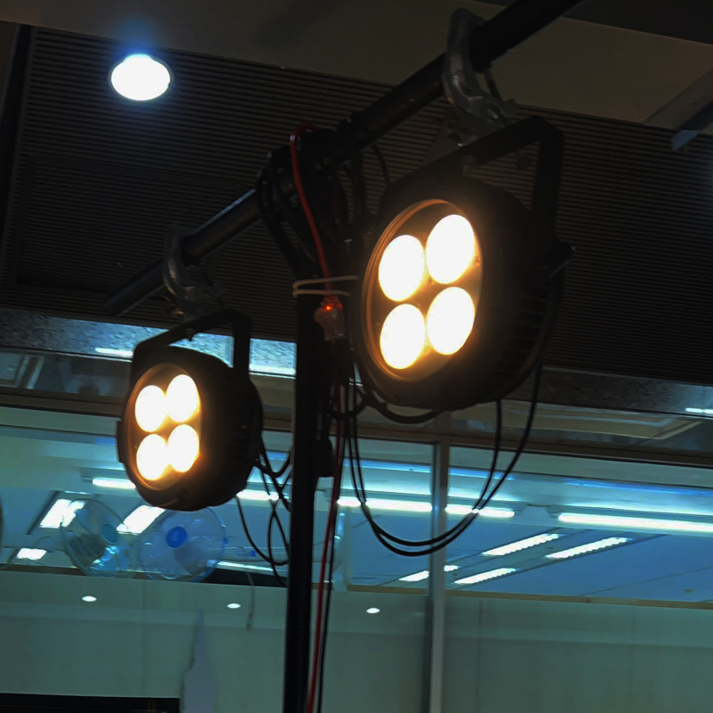 器材出租 LED PAR-面光燈出租每顆$500/日~攝影照明/活動背板照明適用/非販售 | 蝦皮購物