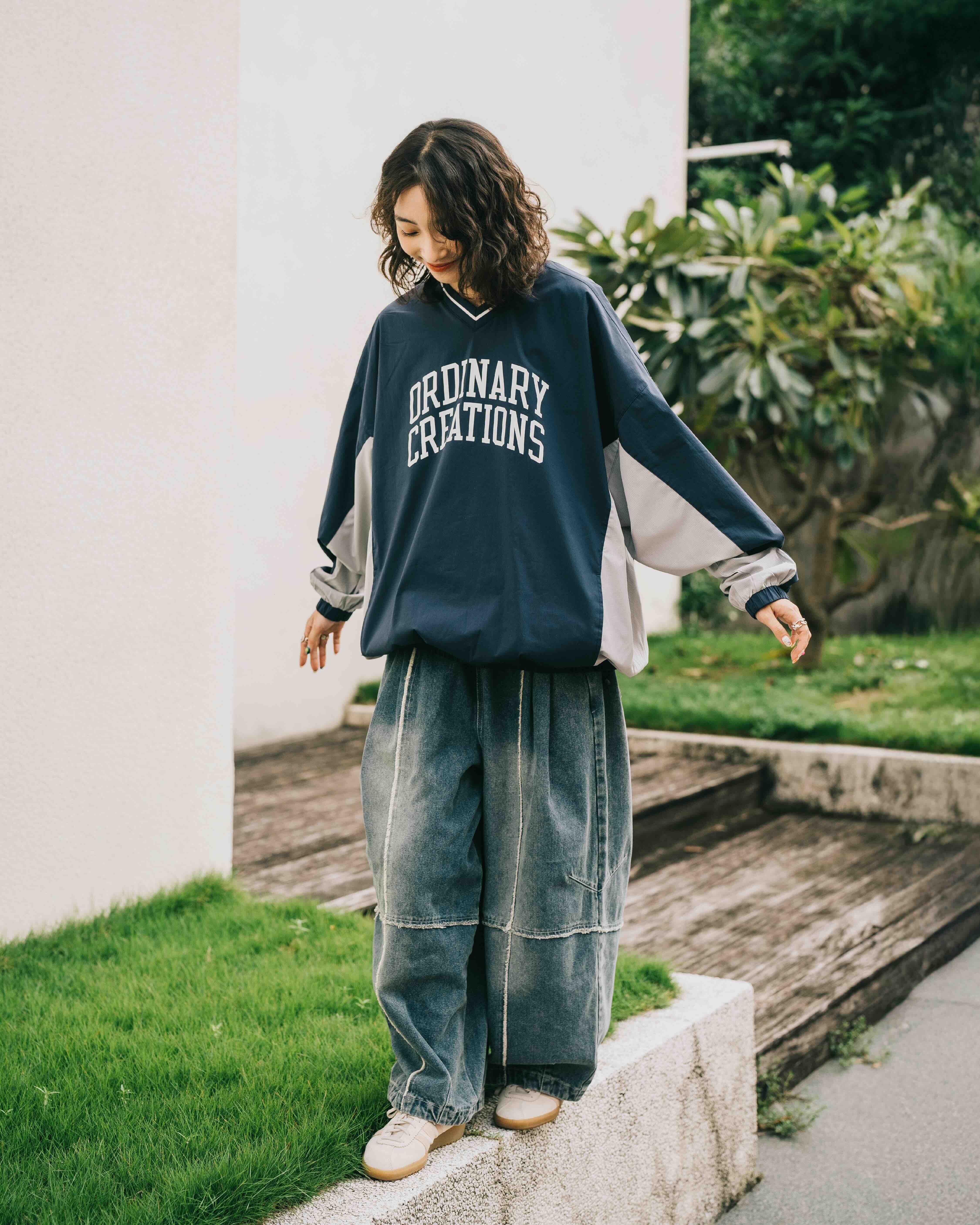 『Definite』ORDINARY / SPLICING HOCKEY JERSEY 拼接滾邊冰球長TEE | 蝦皮購物