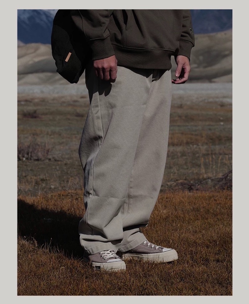 【Refresh】⛰️UNBENT 24AW Blended Fabric Casual Pants 水洗 錐形 長褲 | 蝦皮購物