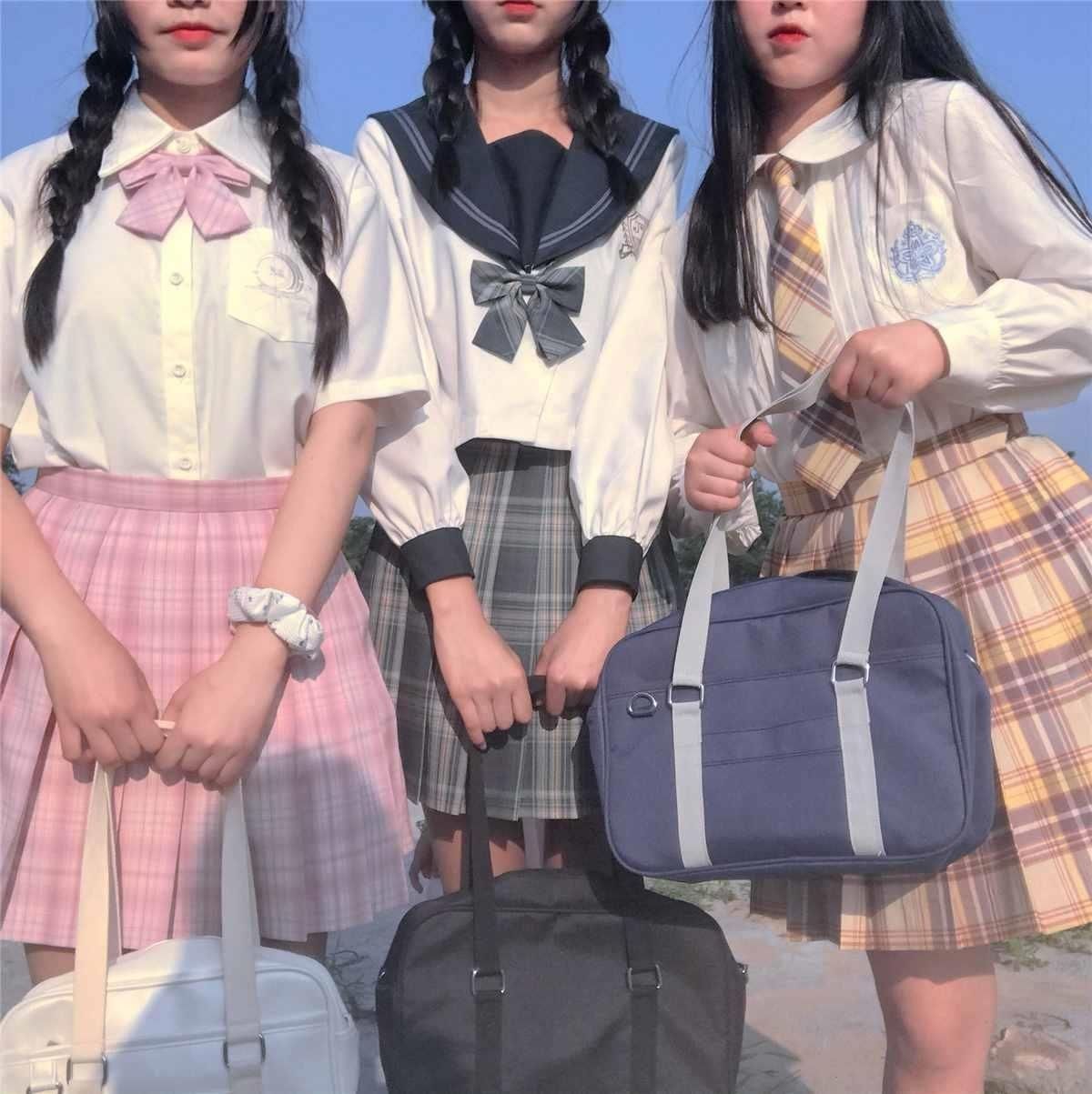 💓桃園出貨💓小紅書推薦 jk包制服包女學生日系包單肩手提帆布學院書包夜市地攤擺攤貨源 | 蝦皮購物