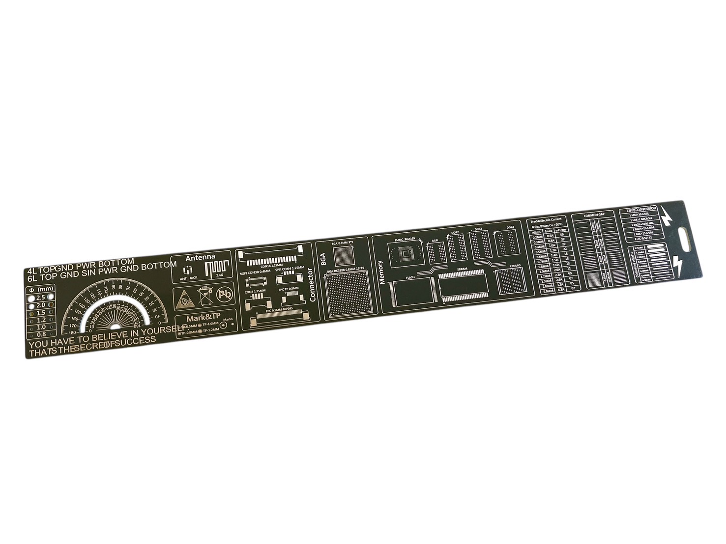 30CM PCB封裝尺 Ruler電路板直尺 電子工程師設計工程尺30CM直尺 台灣出貨 | 蝦皮購物